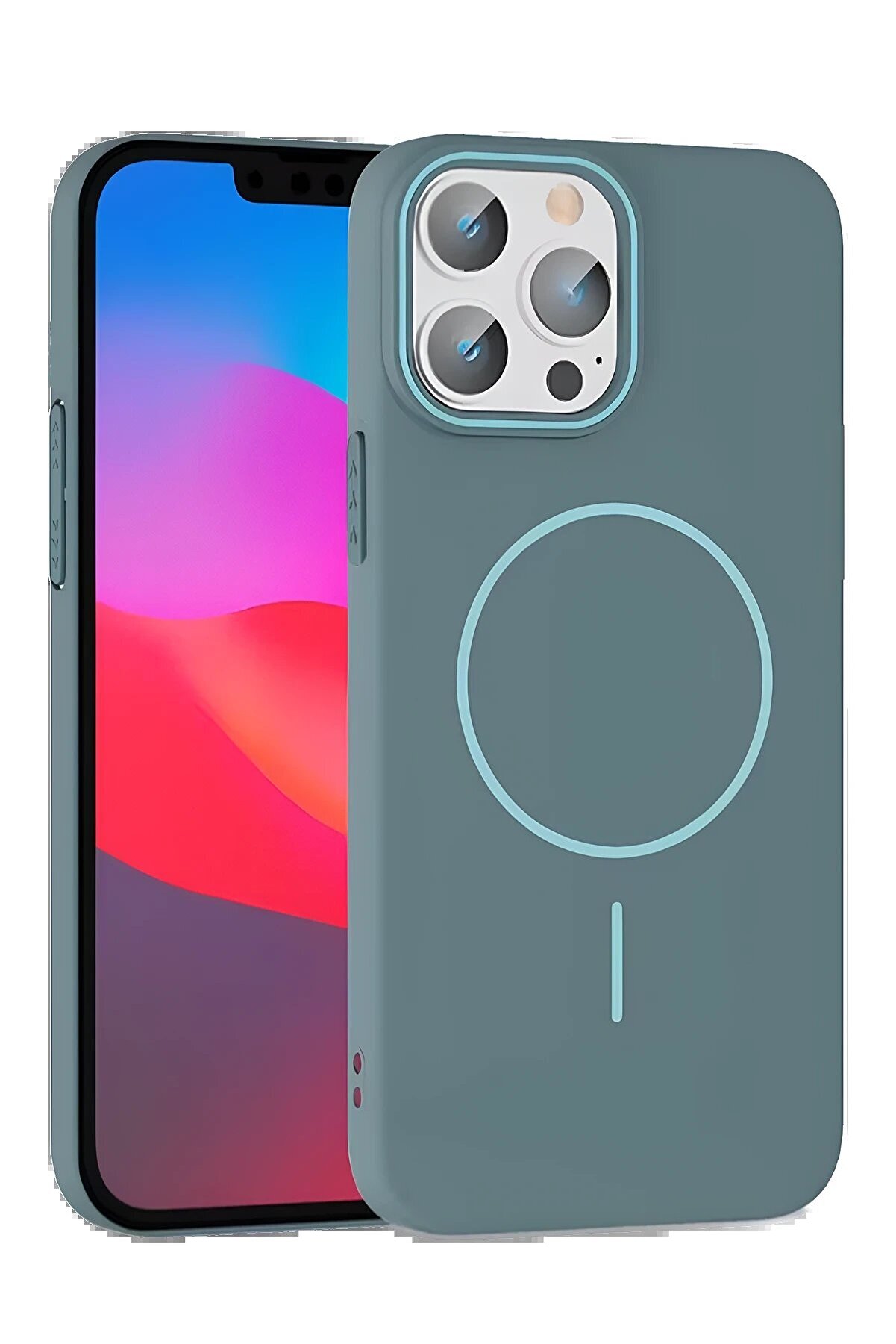 Shc42000 İphone 14 Pro Max Broş Magsafe Kapak Uaz-(5796)