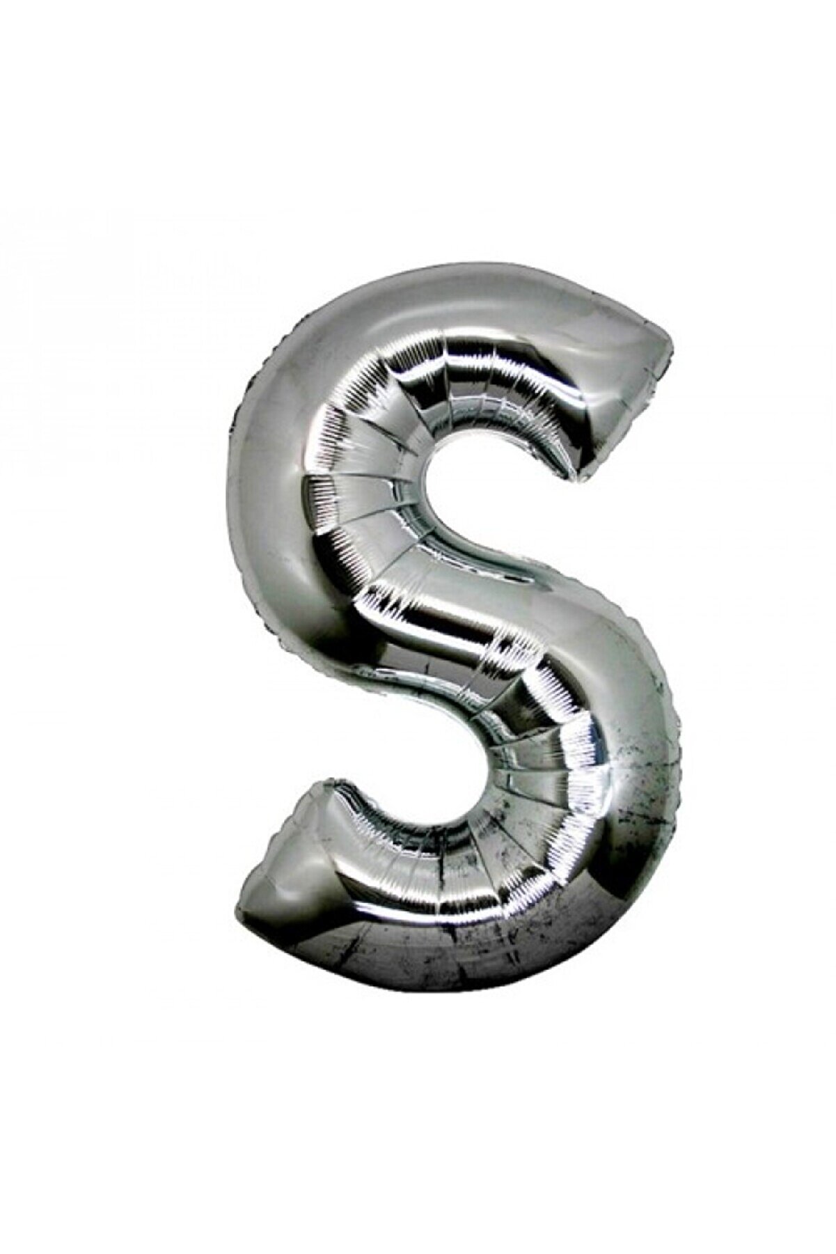 TRENDMEN Altın & Gümüş Harf ve Rakam Folyo Balon Parti Süsleri (40 cm)
