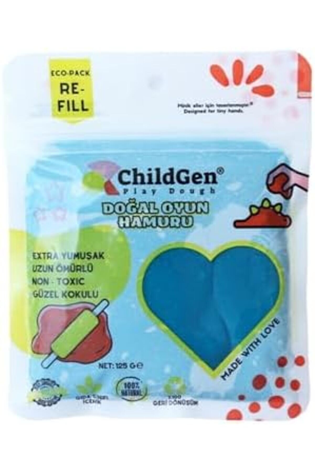 Shopverse Oyun Hamuru - Mavi̇ -Vakumlu Kartuş Paket - (Ecopack- ) Trendfli̇ck 1014773