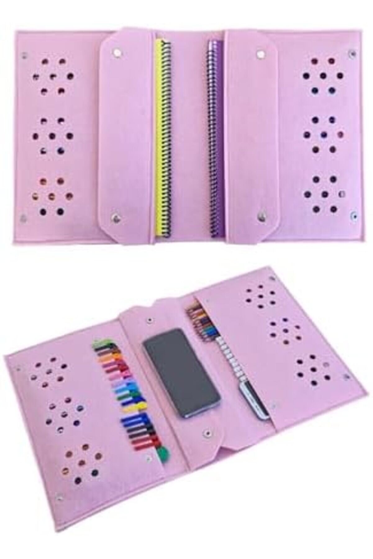 Modashi̇ne Keçe Ve Tablet Organi̇zer Çanta – 4 Bölmeli̇, A4 Boyut, Çok Amaçlı Defter Düzenleyi̇ci̇ Çanta