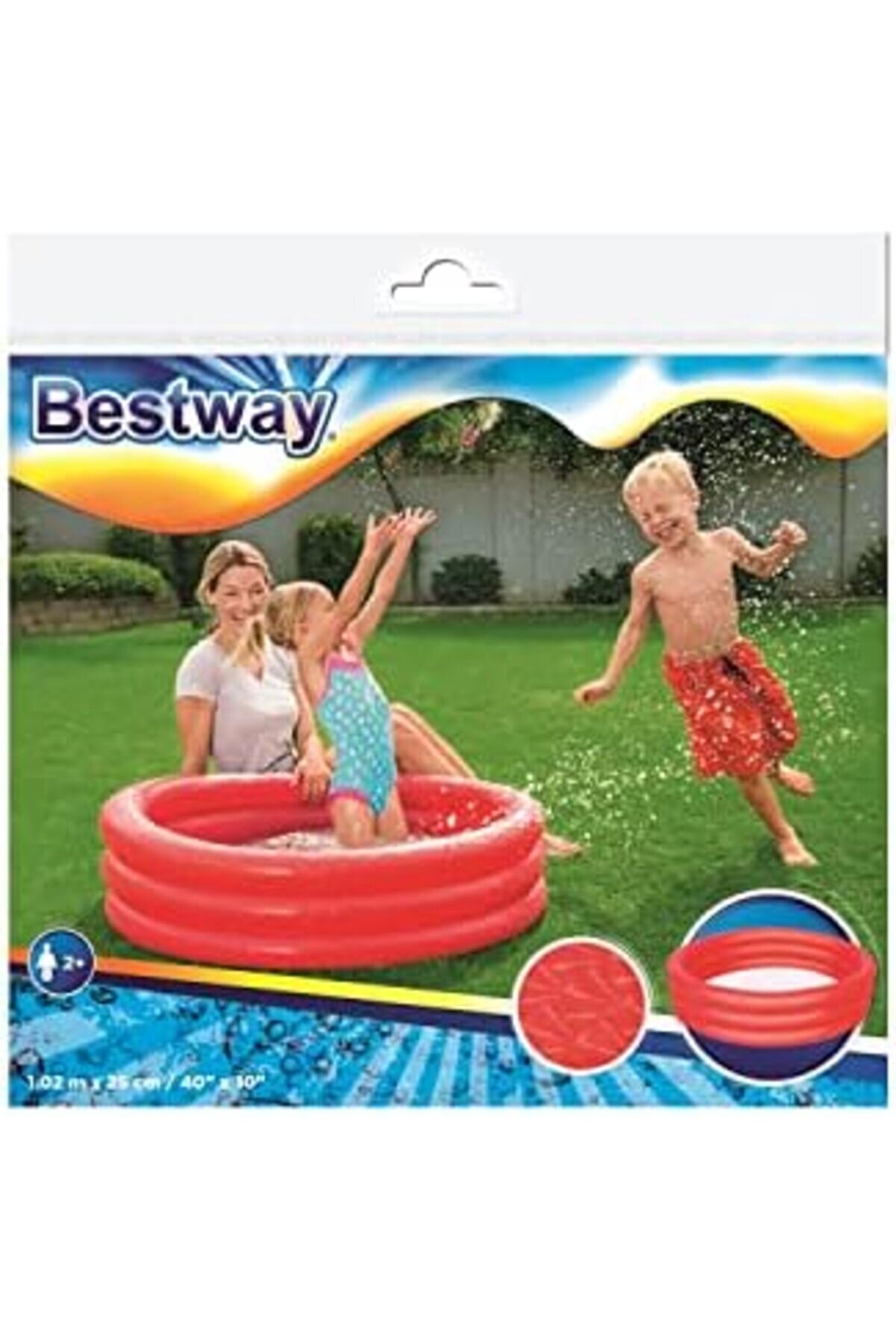 Modashi̇ne Çocuk Havuzu, Yuvarlak, Çok Renkli̇, Klasi̇k, Çap 102 X 25 Cm, Çeşi̇tli̇ Modascope 1014773