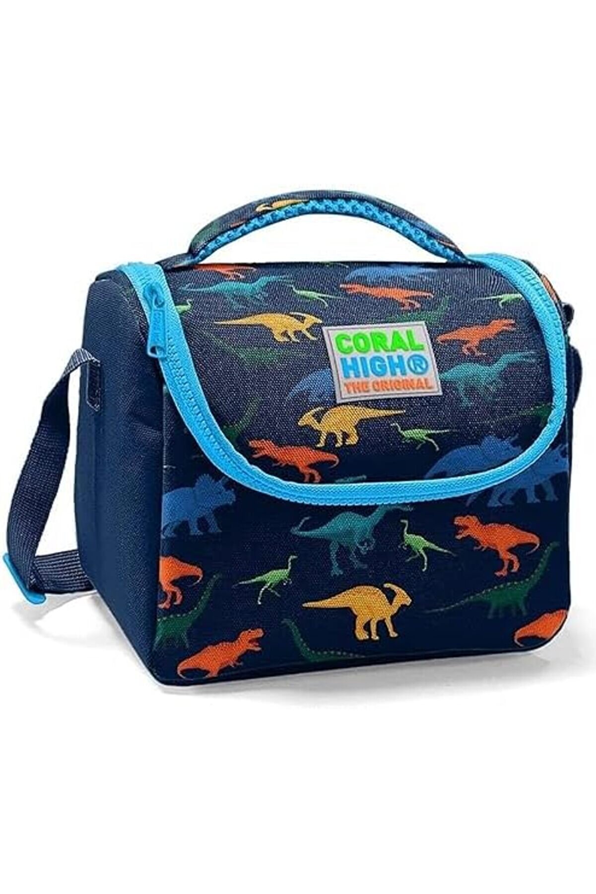 Modashi̇ne Laci̇vert Mavi̇ Di̇nazorlar Erkek Çocuk Okul Beslenme Çantası Modascope 1014773