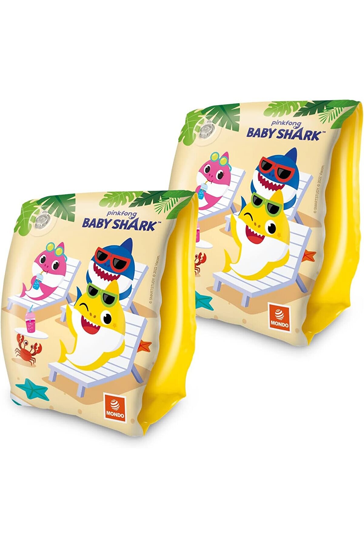 STOREMAX 16933 Baby Shark Kolluk 23 cm, su sporları, plaj malzemesi, şişme ürün, yüzme aksesuarı, kamp, dalış