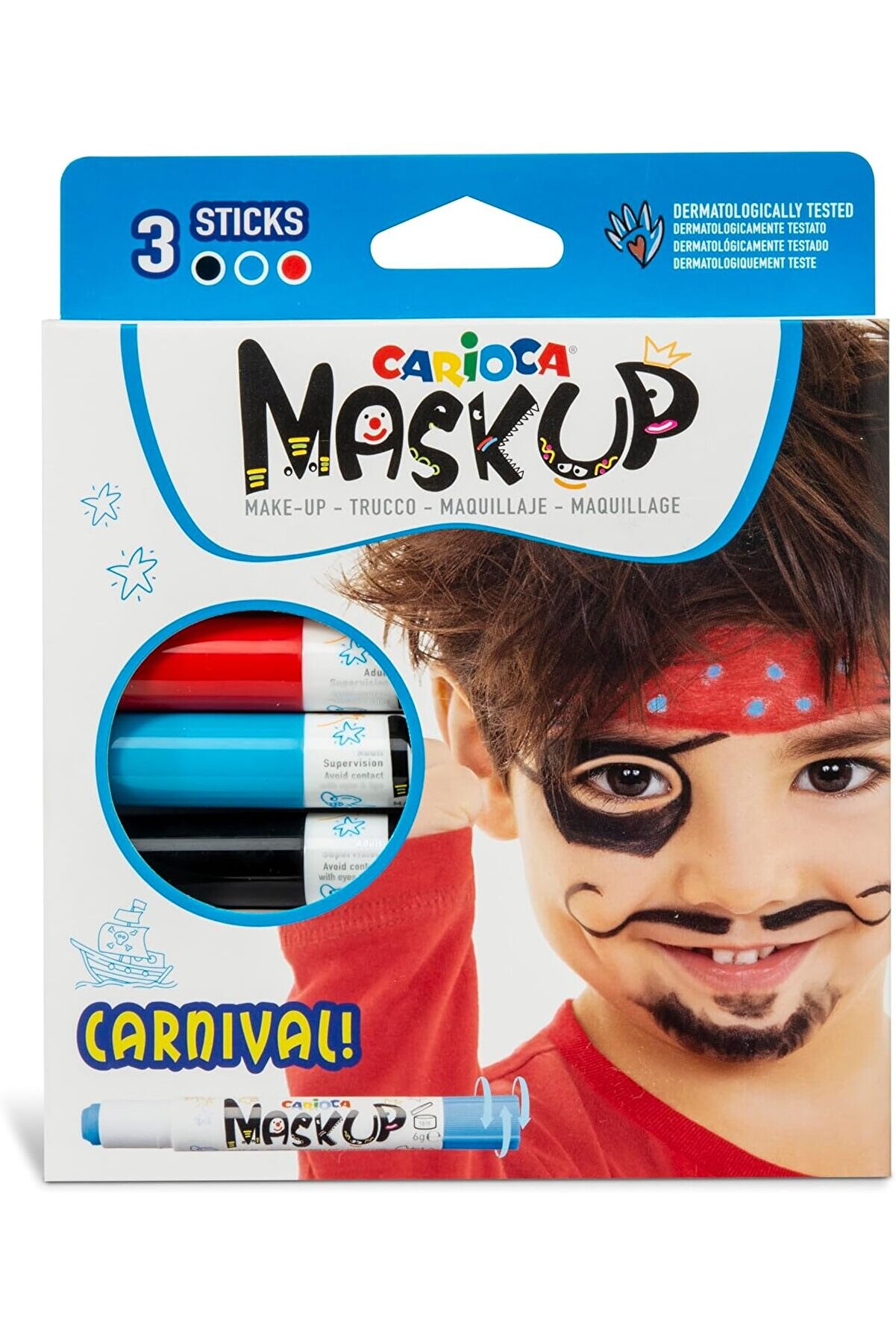 STOREMAX Mask Up Yüz Boyası – Karnaval (3 Renk) 1175713