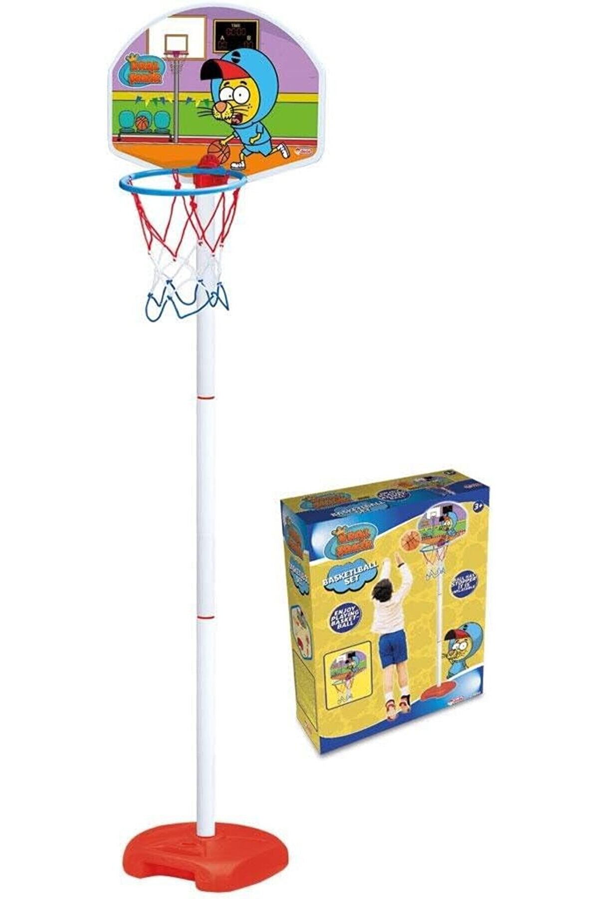 Modashi̇ne Kral Şaki̇r B&uuml;y&uuml;k Ayaklı Basketbol Set Modascope 1014773