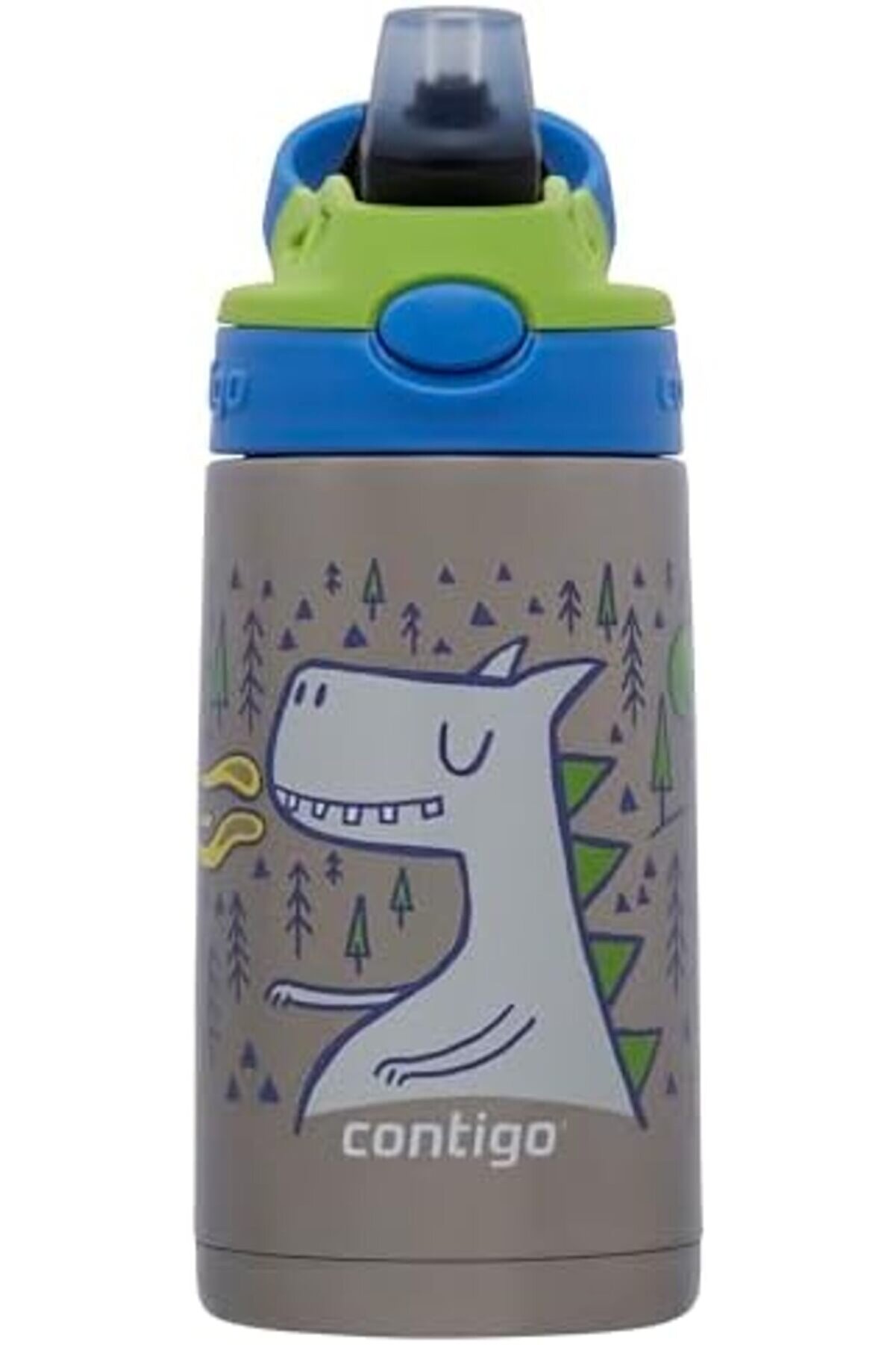 Modashi̇ne Gi̇zmo Fli̇p Dragon Çeli̇k Çocuk Suluğu 380 Ml, Mavi̇ Modascope 1014773