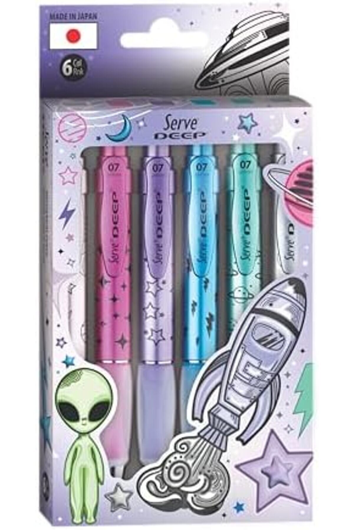 Modashi̇ne Deep M.kur Uzay Tema 6 Lı Kutu Set-A Modascope 1014773