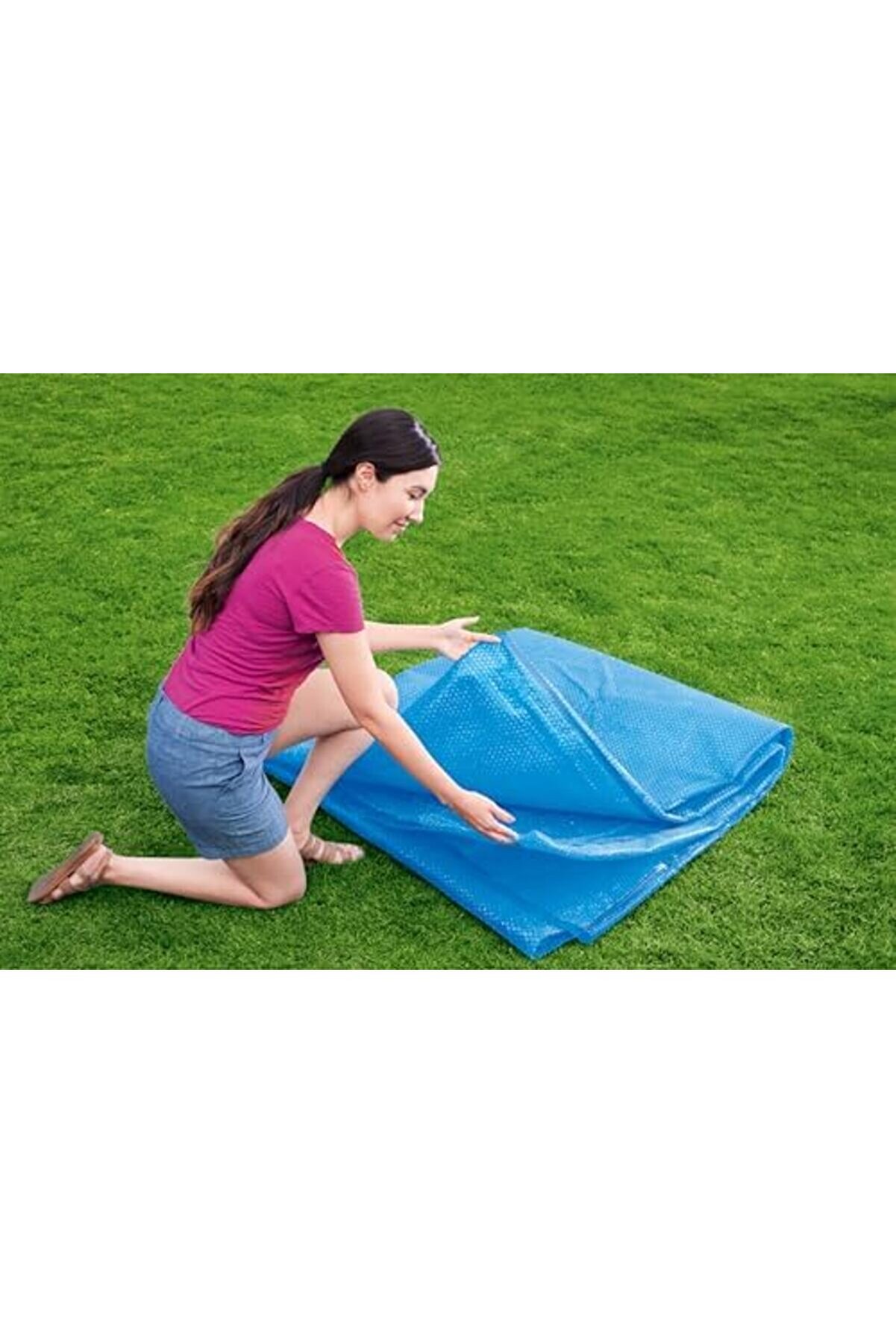 Modashi̇ne Poli̇eti̇len Solar Branda 462 Cm, Mavi̇, Yuvarlak Modascope 1014773