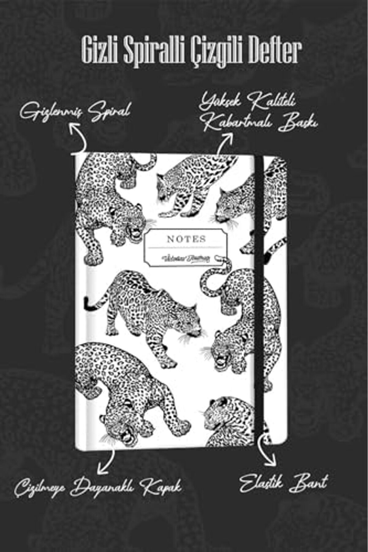 Spi̇ralli̇ Defter Sert Kapak 192 Sayfa 96 Yaprak 17X24 Cm 90Gr. Çi̇zgi̇li̇