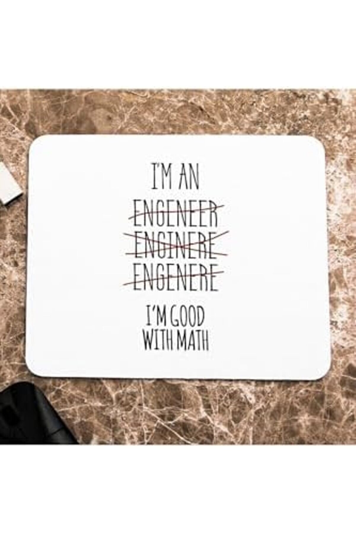 Modashi̇ne Mühendi̇s Sevgi̇li̇ye Hedi̇ye Engi̇neer Mousepad - Mouse Pad - Fare Altlığı Modascope 1014773