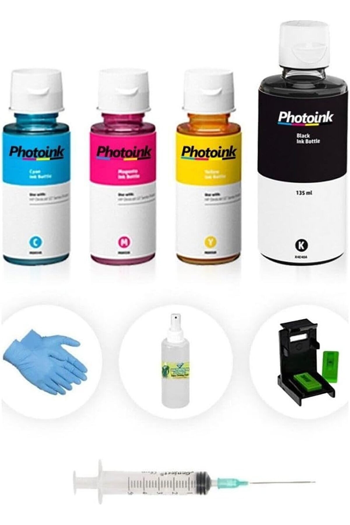 STOREMAX modashine INK Hp 6500a Siyah Ve Renkli Kartuş Seti modascope 1014773