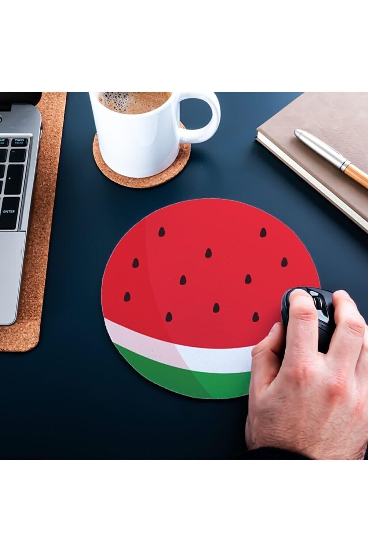 STOREMAX modashine Desenli Yuvarlak Mouse Pad - Mousepad - Mouse Pad - Fare Altlığı modascope 1014773