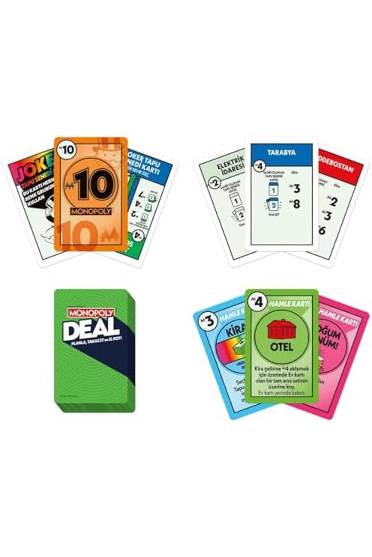 Modashi̇ne Gami̇ng Monopoly Deal Kart Oyunu - T&uuml;rk&ccedil;e Versi̇yon Modascope 1014773