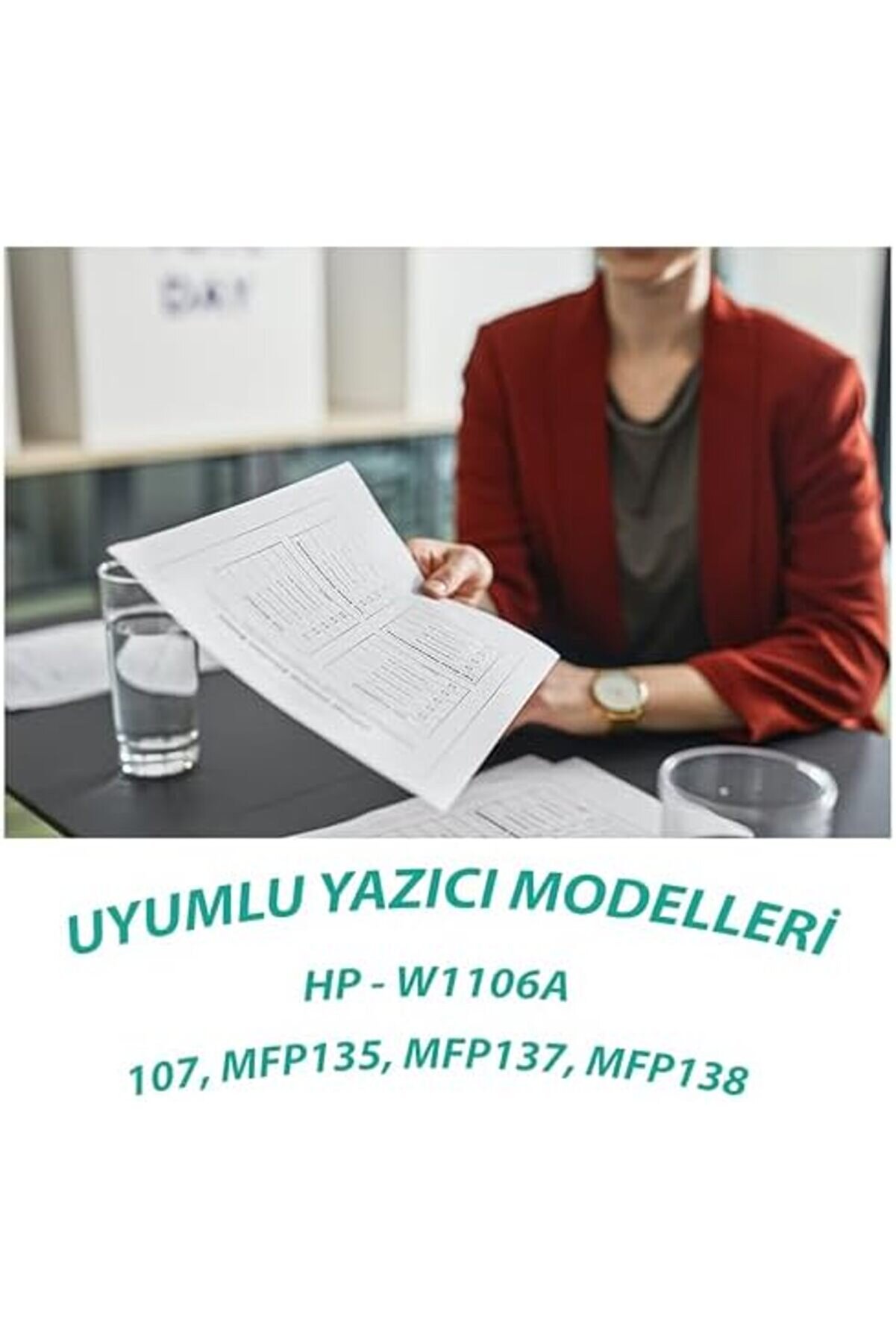 Modashi̇ne 135W 107A 107W 106A Mfp137W, Mfp138 Kapasi̇teli̇ Muadi̇l Toner (Çi̇pli̇) (1K) Modascope 1014773