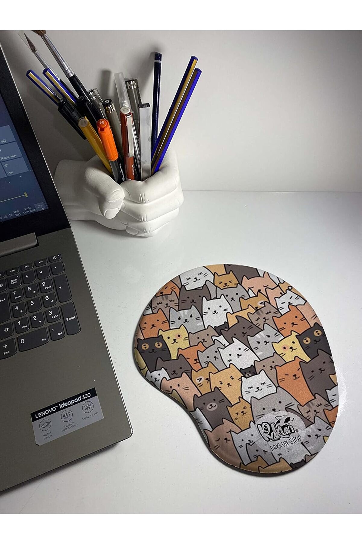 STOREMAX modashine - Kediler Baskılı Bilek Destekli Mouse Pad modascope 1014773