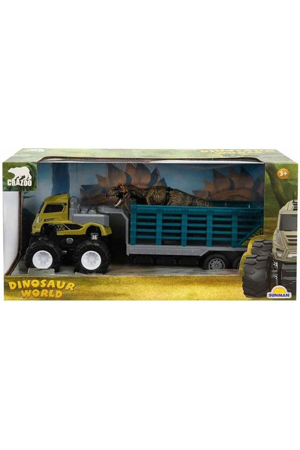 STOREMAX modashine Dinosaur World Dinozor Taşıma Aracı - Dinozor modascope 1014773