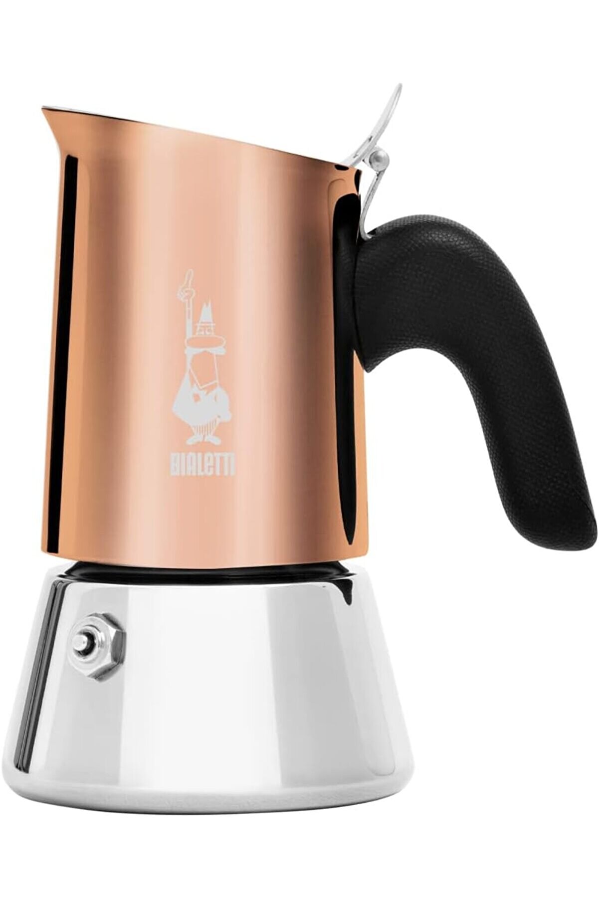 STOREMAX modashine - Venus: 2 Cups Ocak Üstü Espresso Pişirici - 85ml -, Gümüş Renk - Paslanmaz Çelik Gövde -