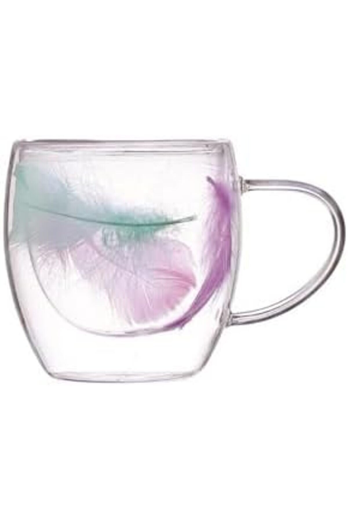 Modashi̇ne Feather Çi̇ft Ci̇darlı Kupa 250 Ml Modascope 1014773