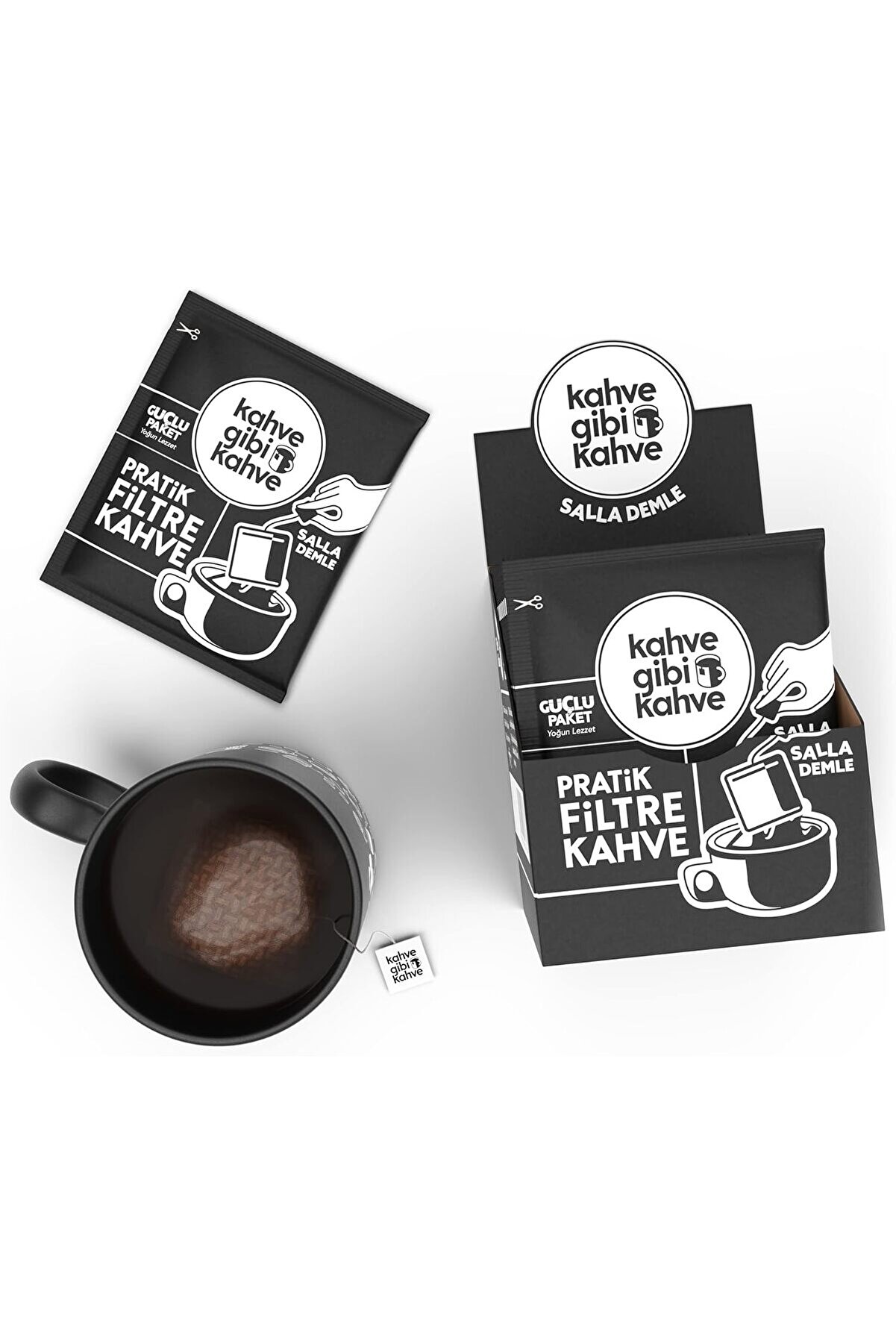 STOREMAX modashine Taptaze Pratik Filtre Kahve Sallama - 10'lu Güçlü Paket modascope 1014773