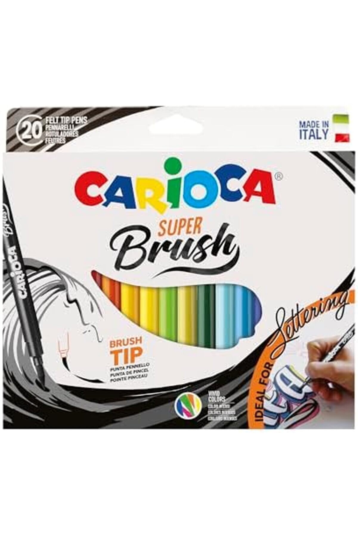 Modashi̇ne Super Brush Keçeli̇ 20 Li̇ Modascope 1014773