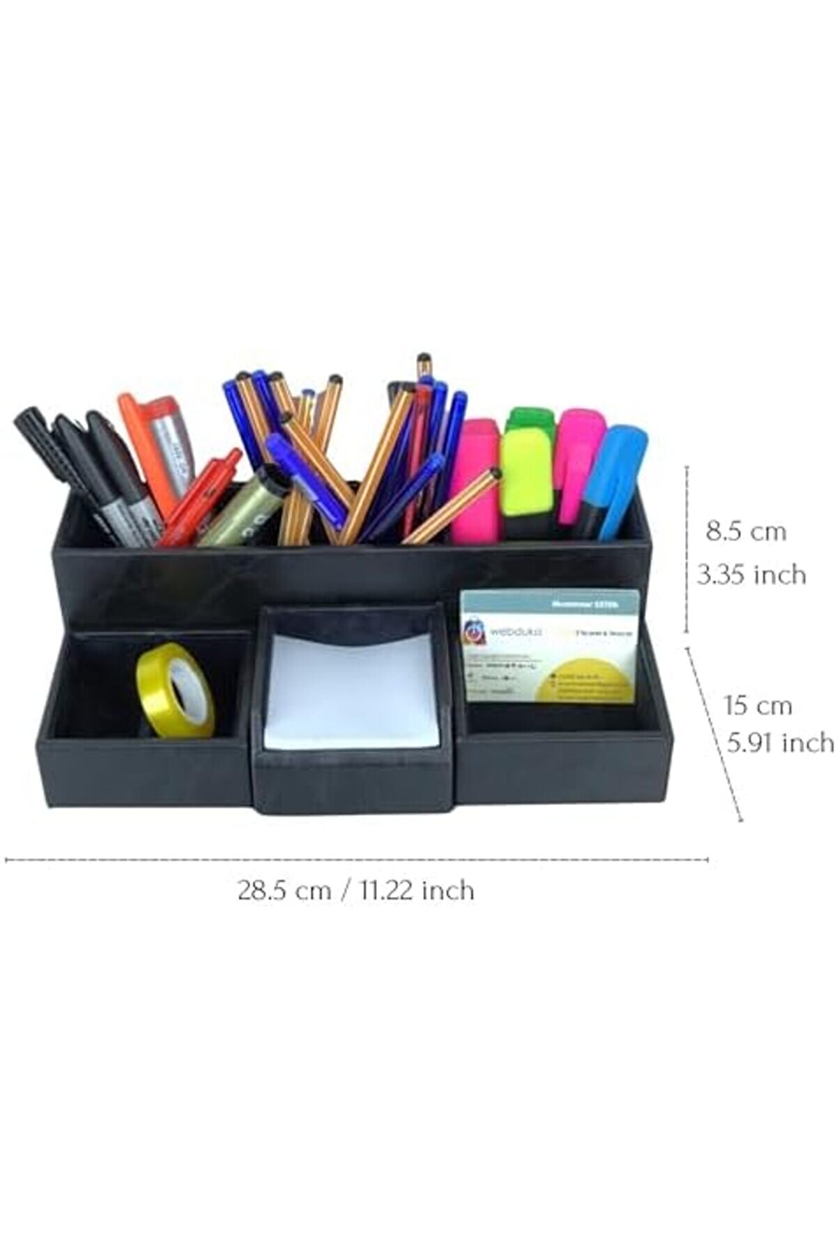 10 Parça Deri̇ Sümen Takımı - Ofi̇s Masaüstü Organi̇zer Set - Ofi̇s Masa Düzenleyi̇ci̇, Magazi̇nli̇k, Evrak