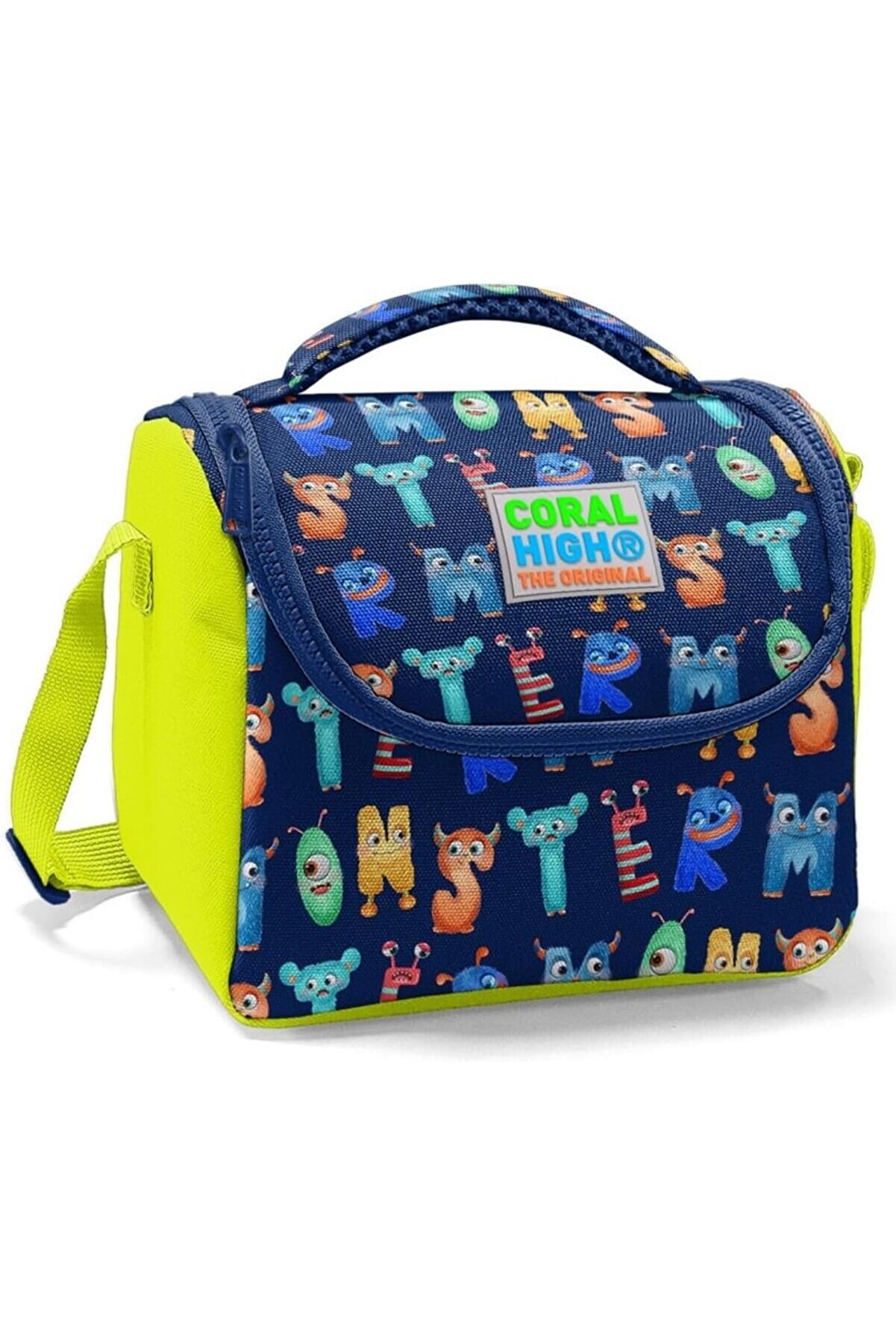 STOREMAX modashine Erkek Çocuk Isı Yalıtımlı Beslenme Çantası - Lacivert Harf Baskılı modascope 1014773