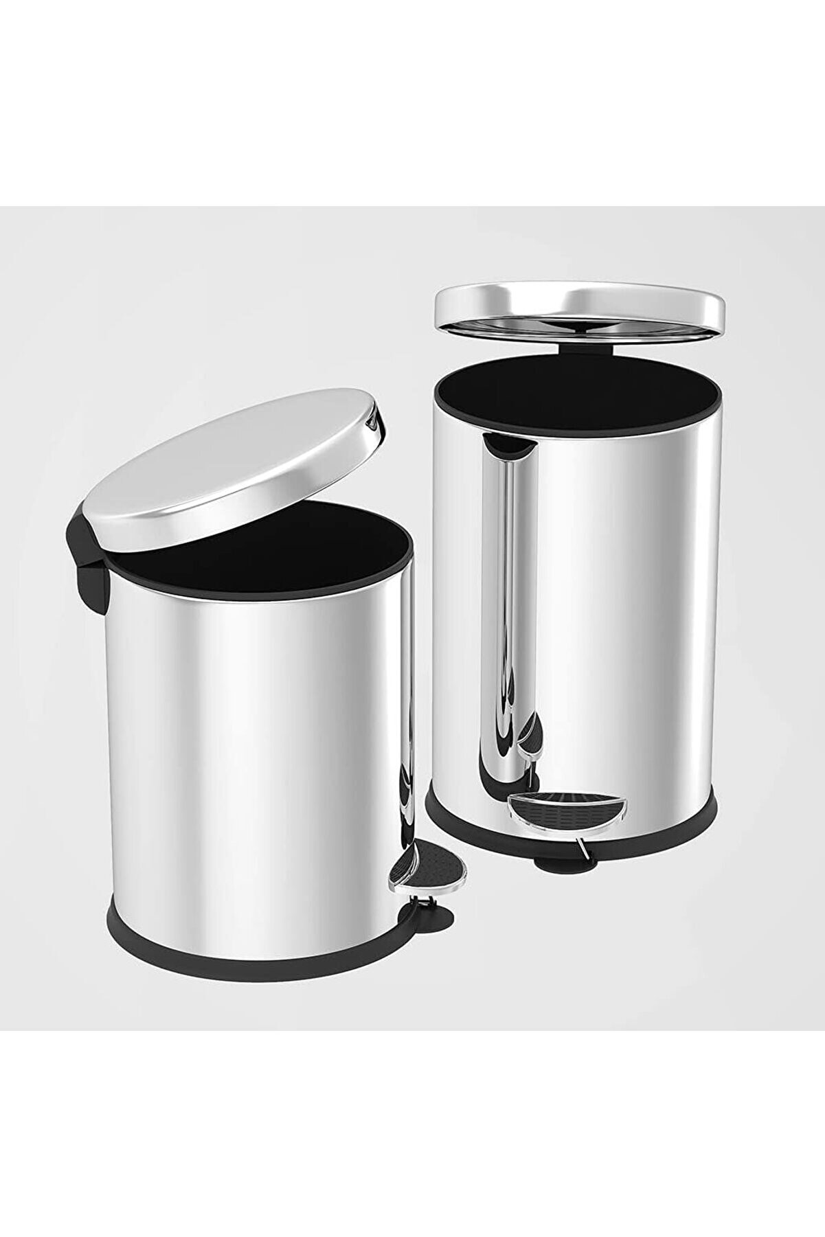 STOREMAX pltnstoreshop Pedallı Çöp Kovası Krom 5 LT (NV1002) pltnstoreshop 1175735