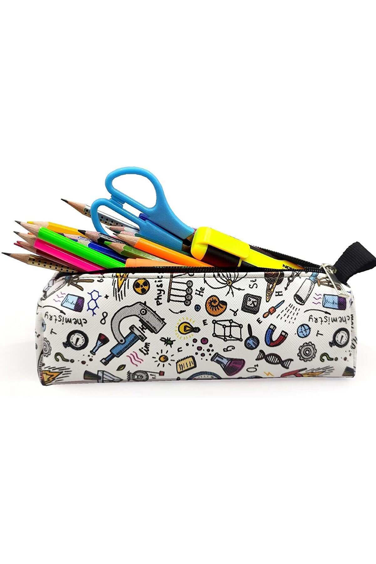 STOREMAX Kalem Kutusu Üçgen Fen Bilimi Kalemkutu Jumbo Vegan Deri Kalemlik 1175713