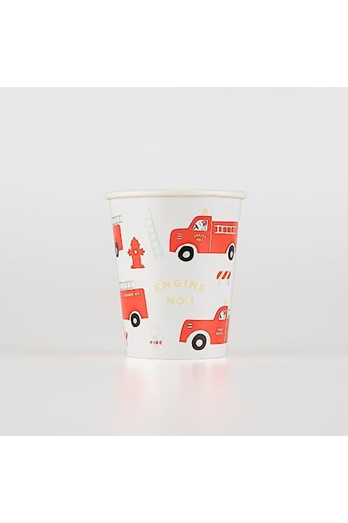 Modashi̇ne - Fi̇re Truck Cups - İtfai̇ye - 8 Li̇ Modascope 1014773