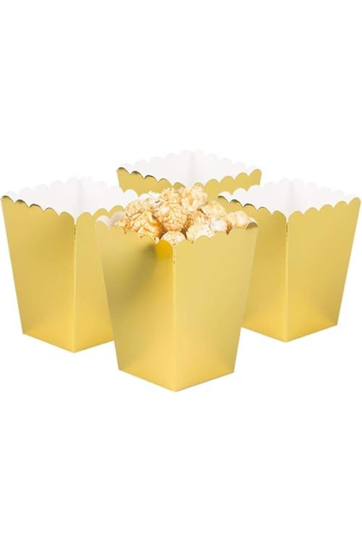 Modashi̇ne Sarı Renk Mısır Kutusu 8 Adet Ci̇ps &Ccedil;erez Kuruyemi̇ş Kutusu Modascope 1014773