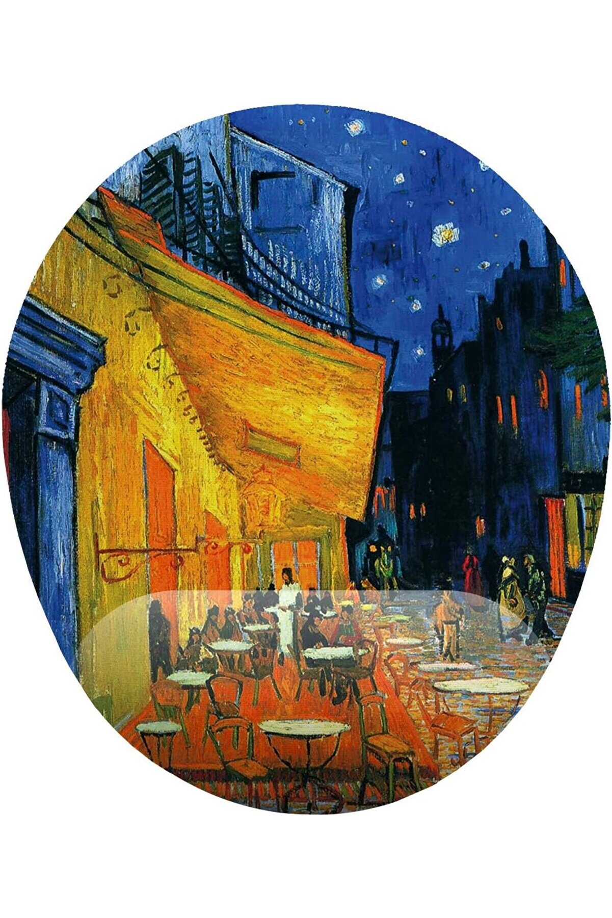 STOREMAX modashine fikirler Van Gogh Cafe de Terrace Bilek Destekli Mouse Pad modascope 1014773