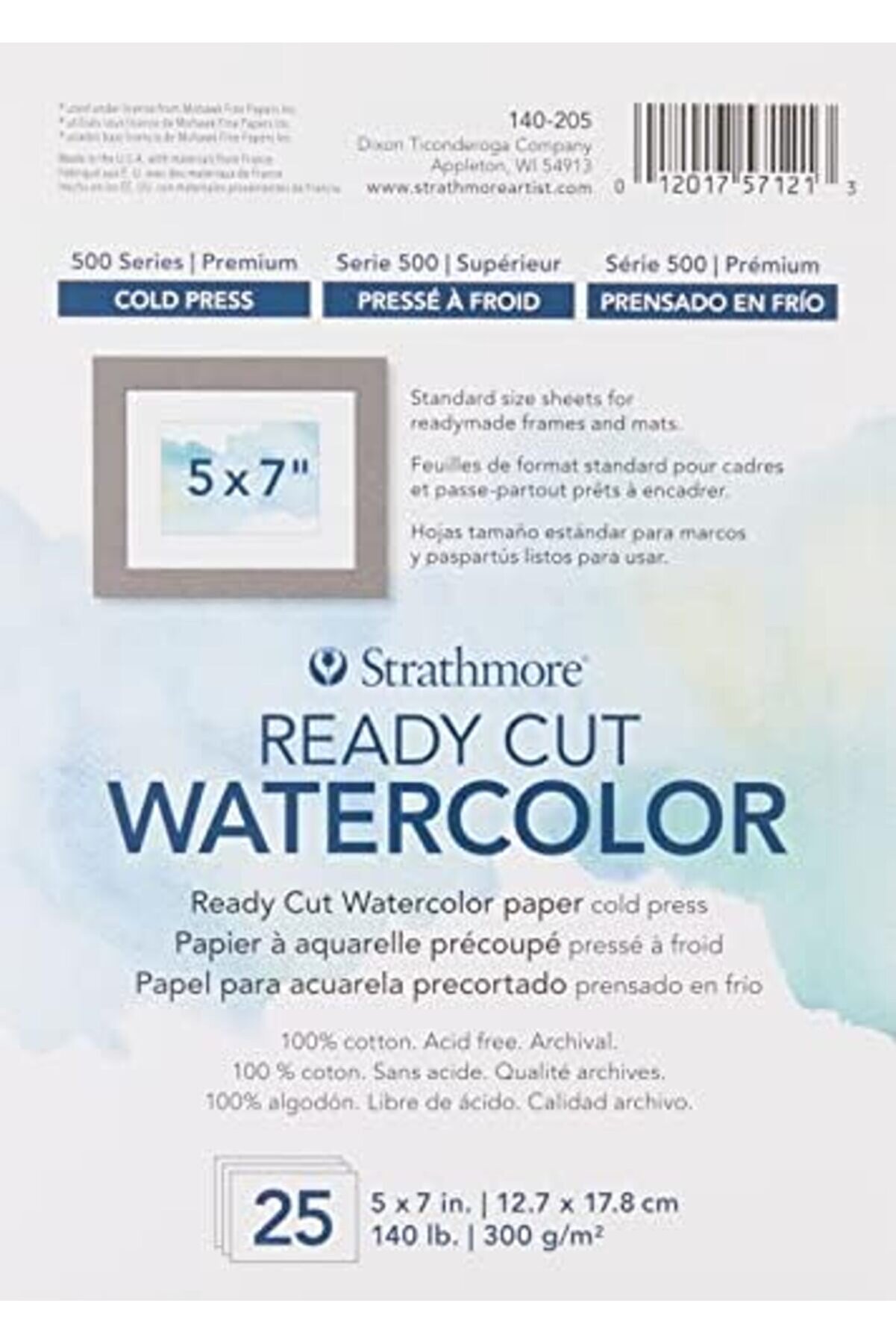 Modashi̇ne 140-305 Ready Cut Wc 5 X 7 Ps, 12,7 X 17,8 Cm, Çok Renkli̇, 25 Yaprak, Çok Renkli̇, 5" X 7"