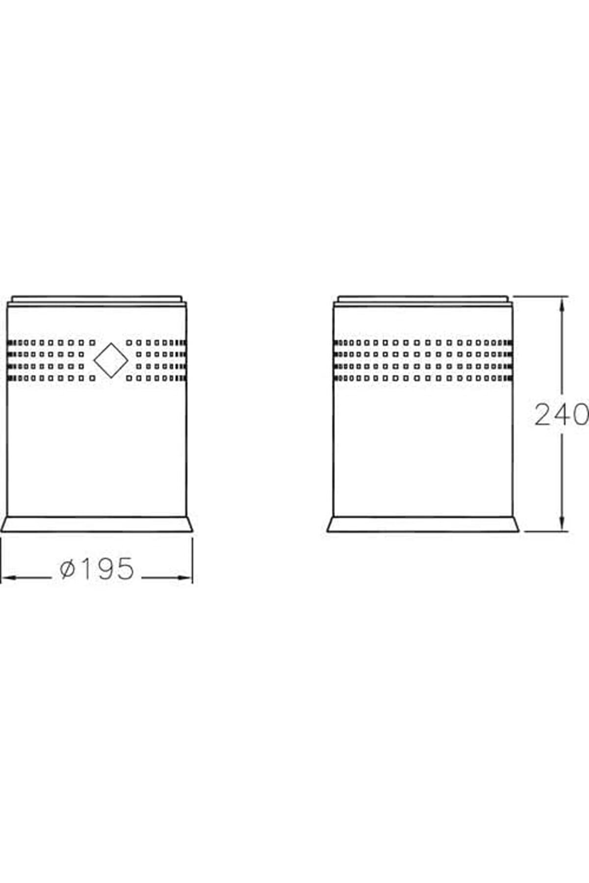 Mrtshoppng Arki̇tekta A44048 Çöp Kovası, 3 L, Parlak Paslanmaz Çeli̇k Kaplama Mrtshoppng 542093
