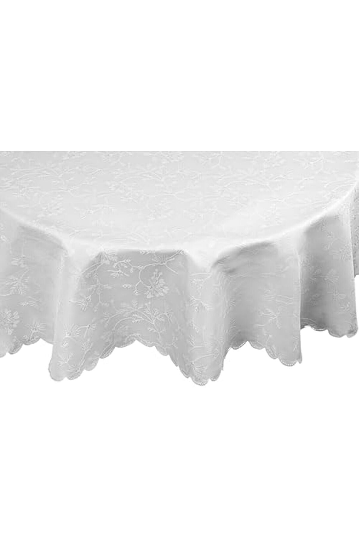 Modashi̇ne Ayana Yuvarlak Masa Örtüsü Gri̇ 150Cm Modascope 1014773