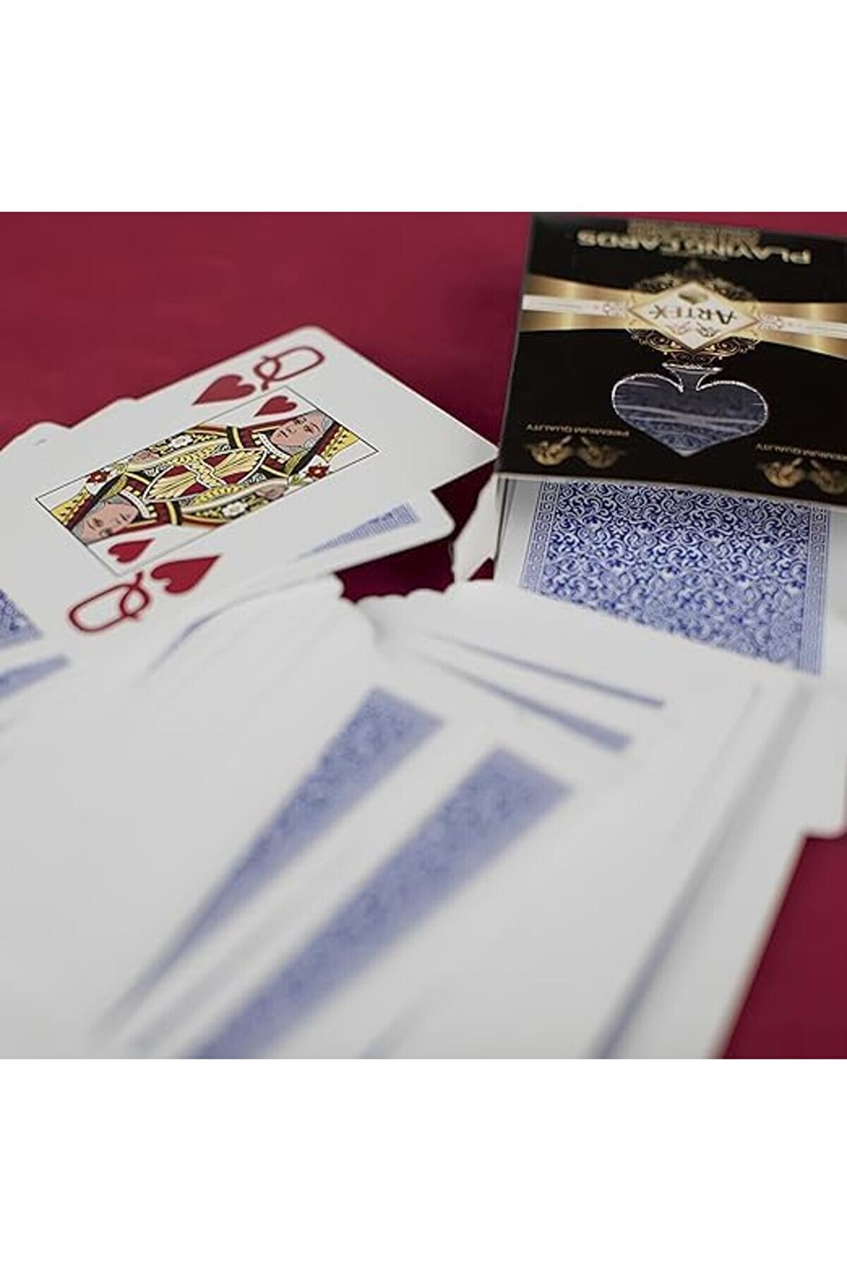 Modashi̇ne Boy Plasti̇k Poker Oyun Kağıdı (Casi̇no Playi̇ng ) (Mavi̇) Modascope 1014773