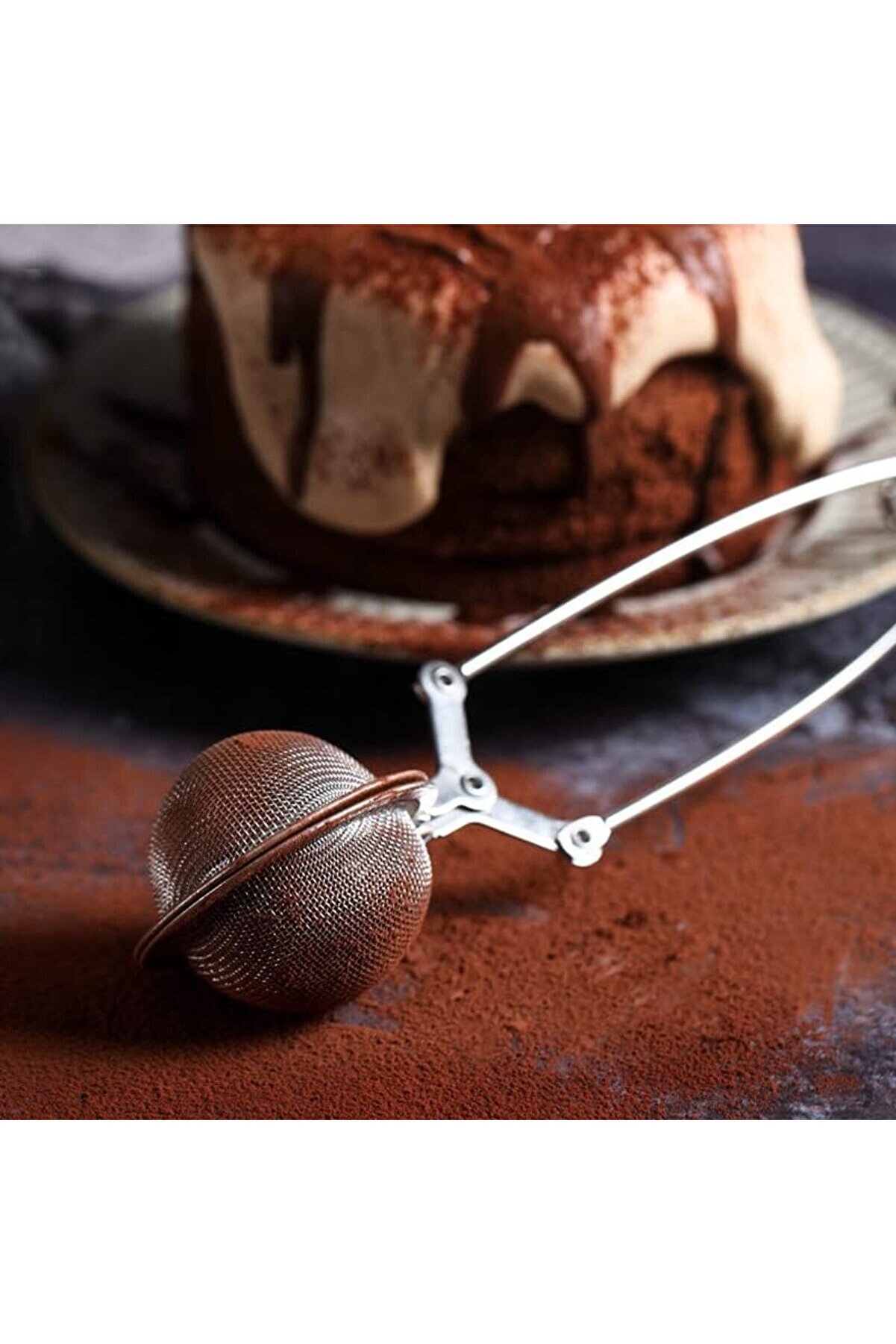 Modashi̇ne Paslanmaz Bi̇tki̇ Çayı Demleme Aparatı Çay Süzgeci̇, Süsleme Süzgeci̇ | Lezzetli̇ Ve Şık Pasla