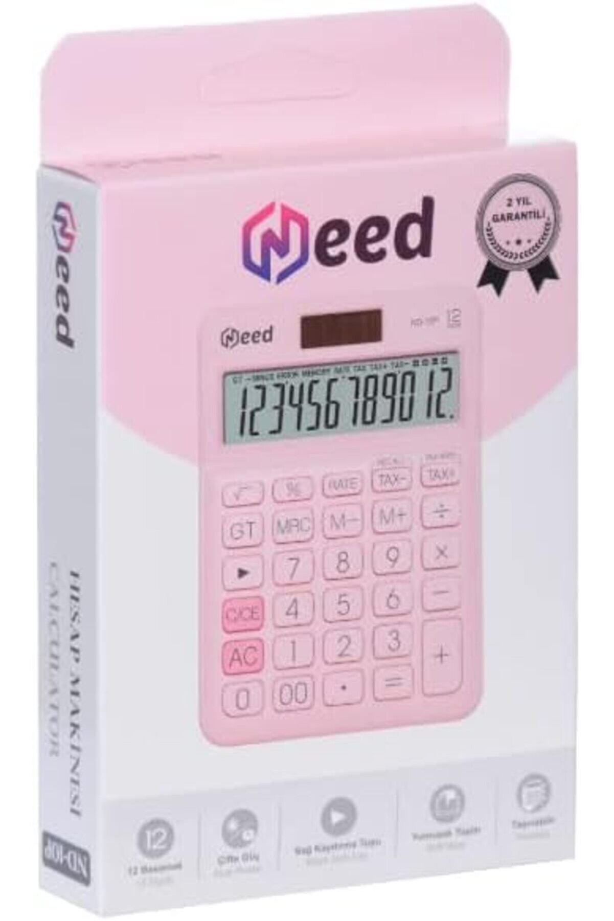 Modashi̇ne Nd-10P Pastel Pembe Hesap Maki̇nesi̇ Modascope 1014773