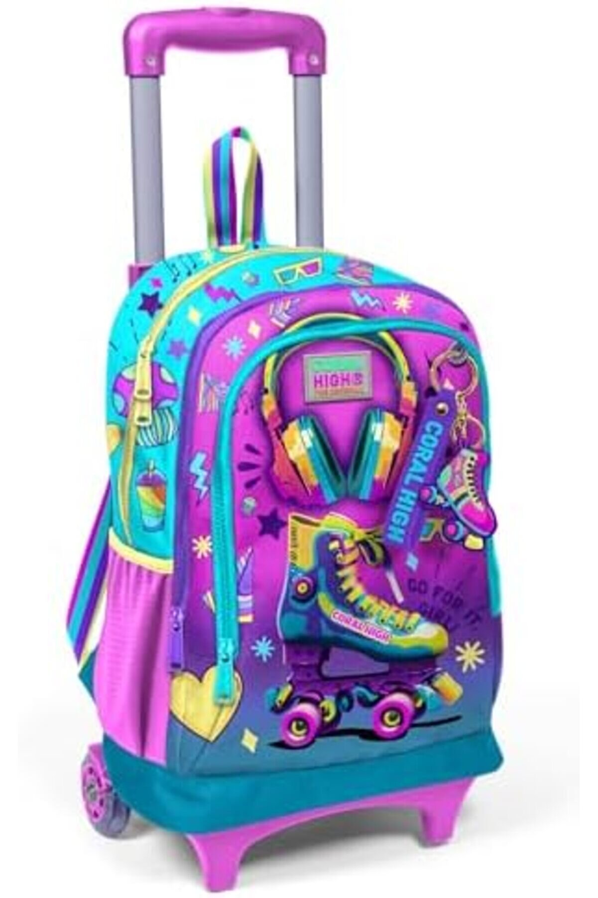 Modashi̇ne Çekçek Sırt Çanta (Işıklı Tekerlek) Modascope 1014773