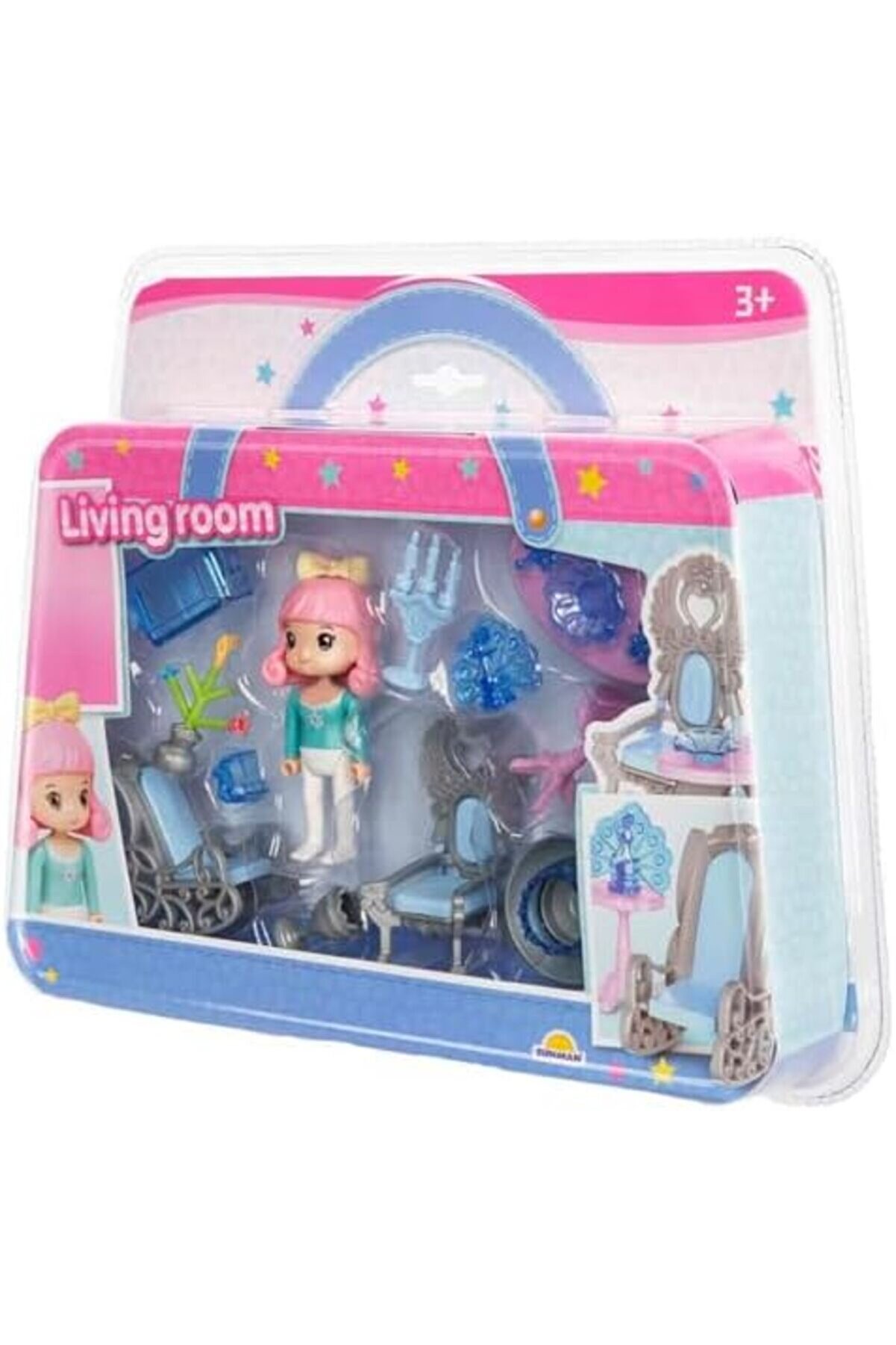 Modashi̇ne Oturma Odası Oyun Seti̇ - Pembe Saçlı Kız Modascope 1014773