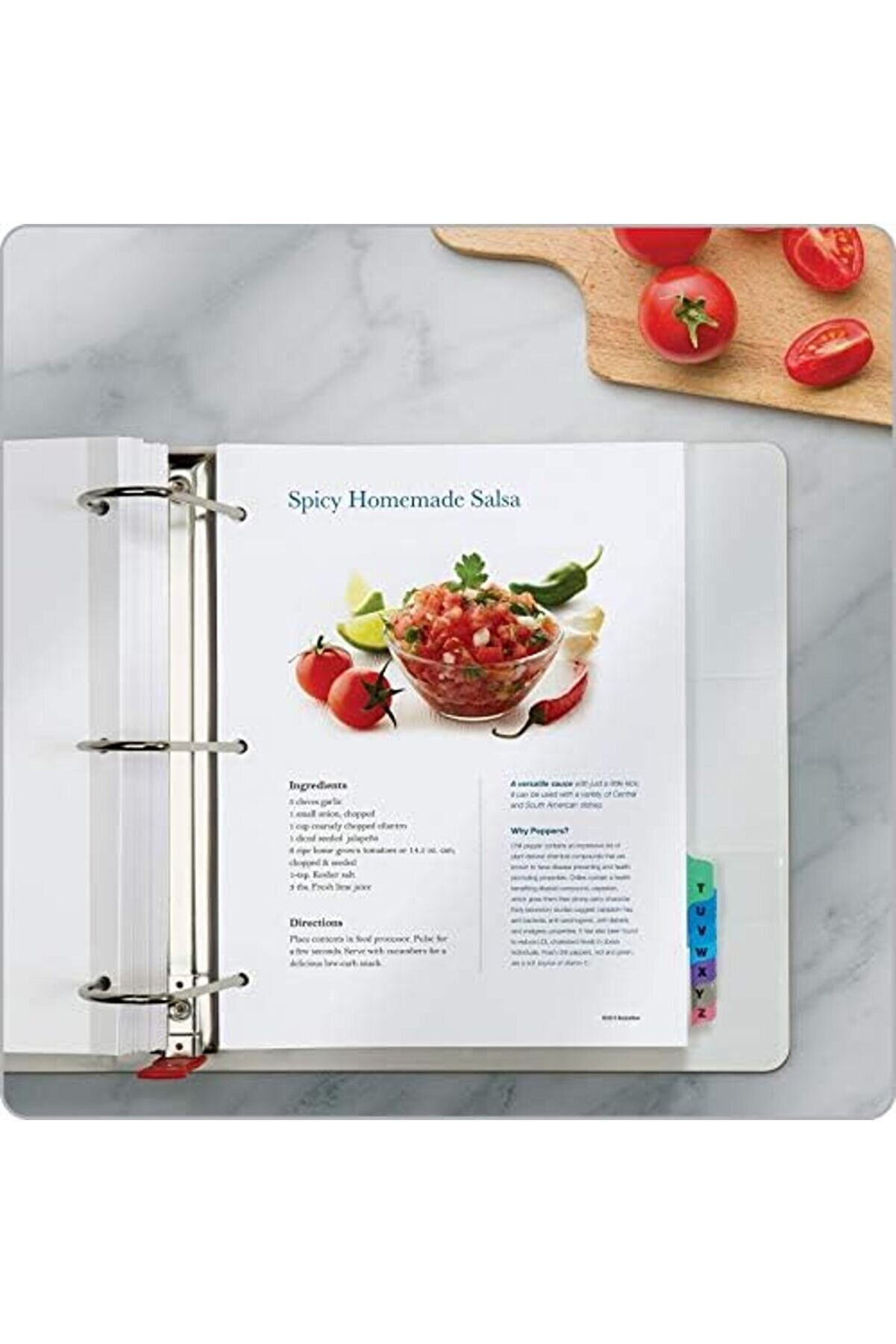 Modashi̇ne A-Z Sekme Ayırıcılar, 3 Halkalı Klasör İçi̇n, Özelleşti̇ri̇lebi̇li̇r İçi̇ndeki̇ler Sayfası, Çok R