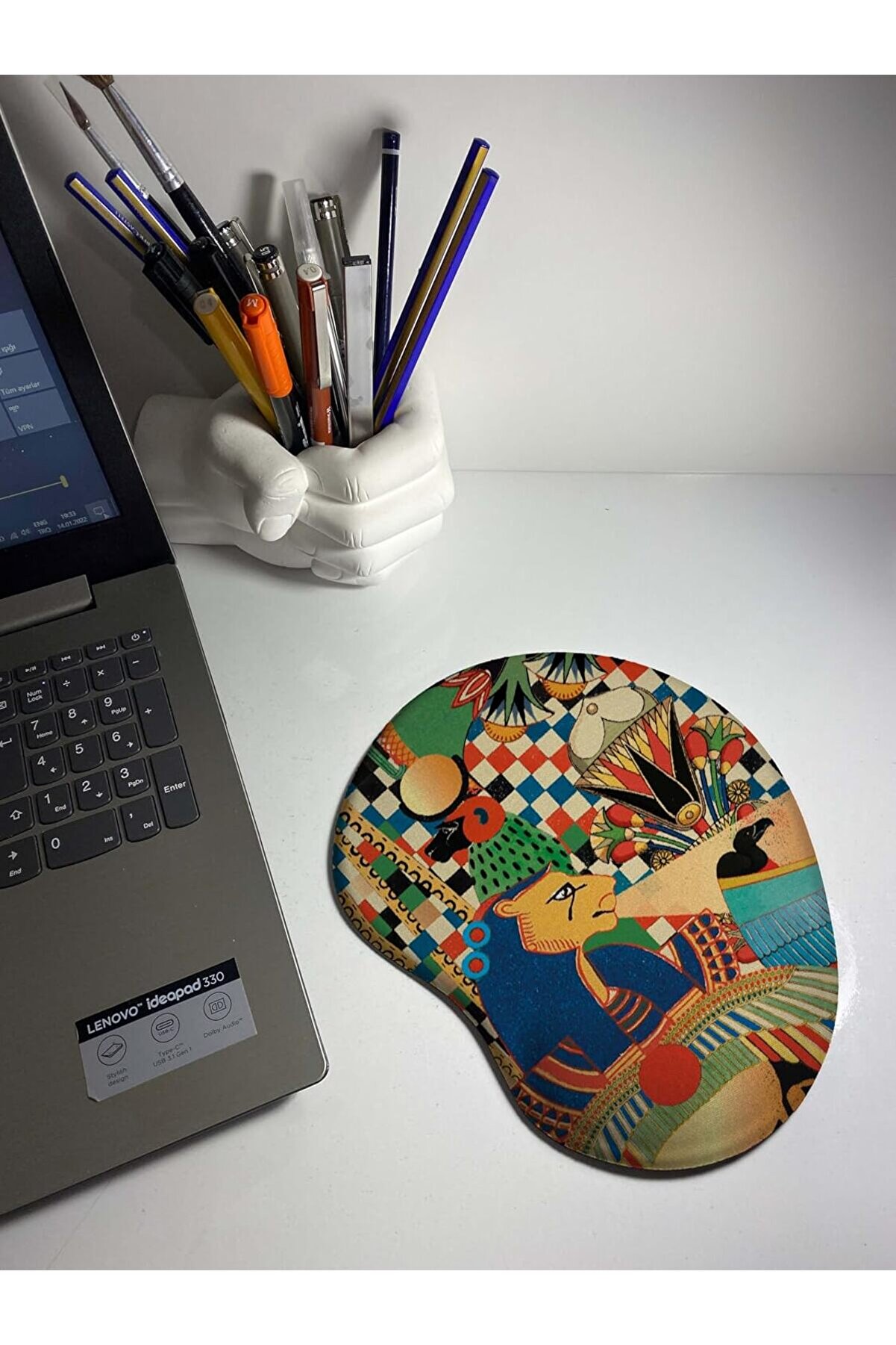 STOREMAX modashine Baskılı Bilek Destekli Mouse Pad - Dünya Serisi modascope 1014773