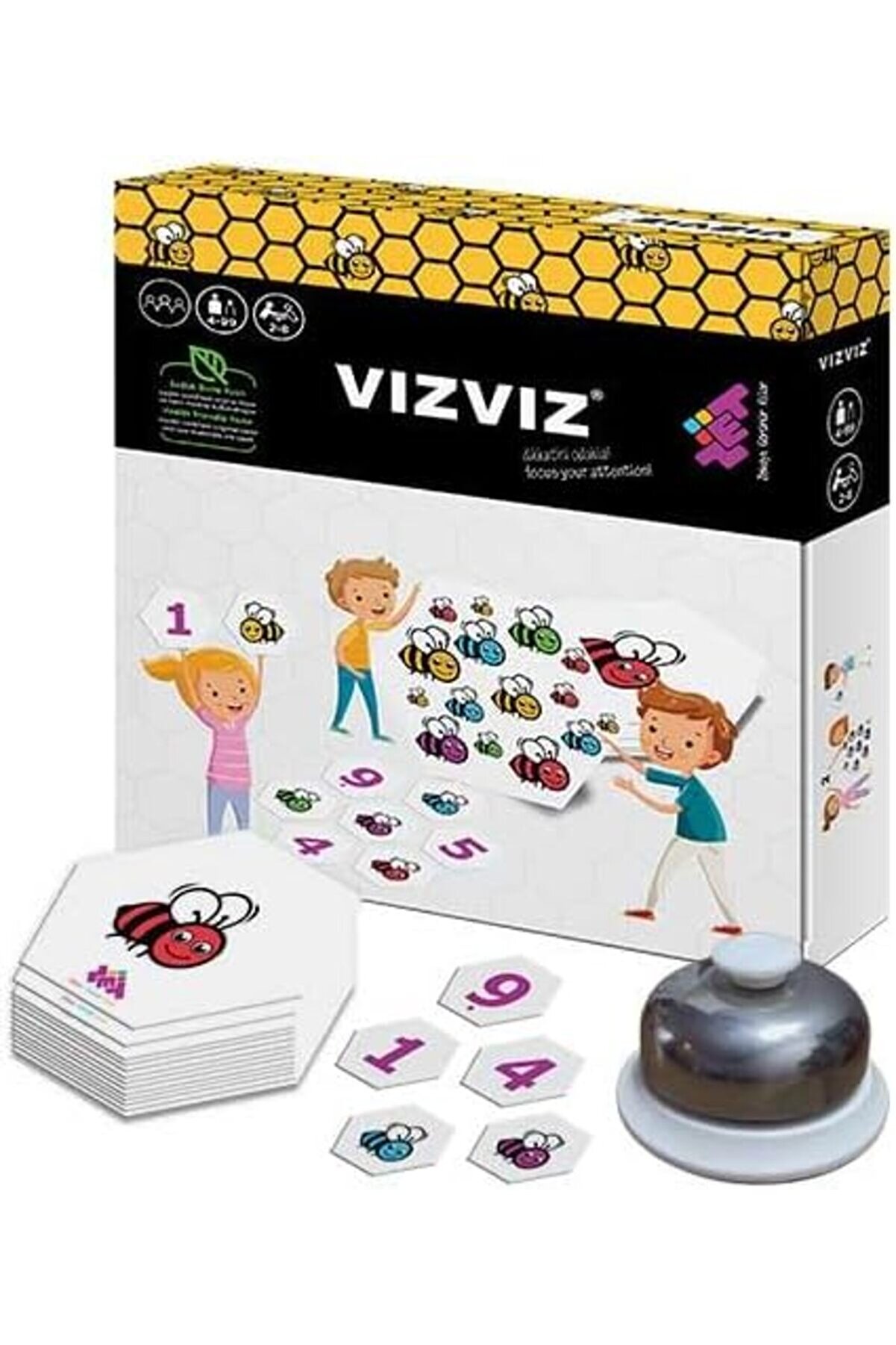 STOREMAX modashine VIZ Dikkat ve Zeka Oyunu 4+ Yaş 8 Oyuncu modascope 1014773