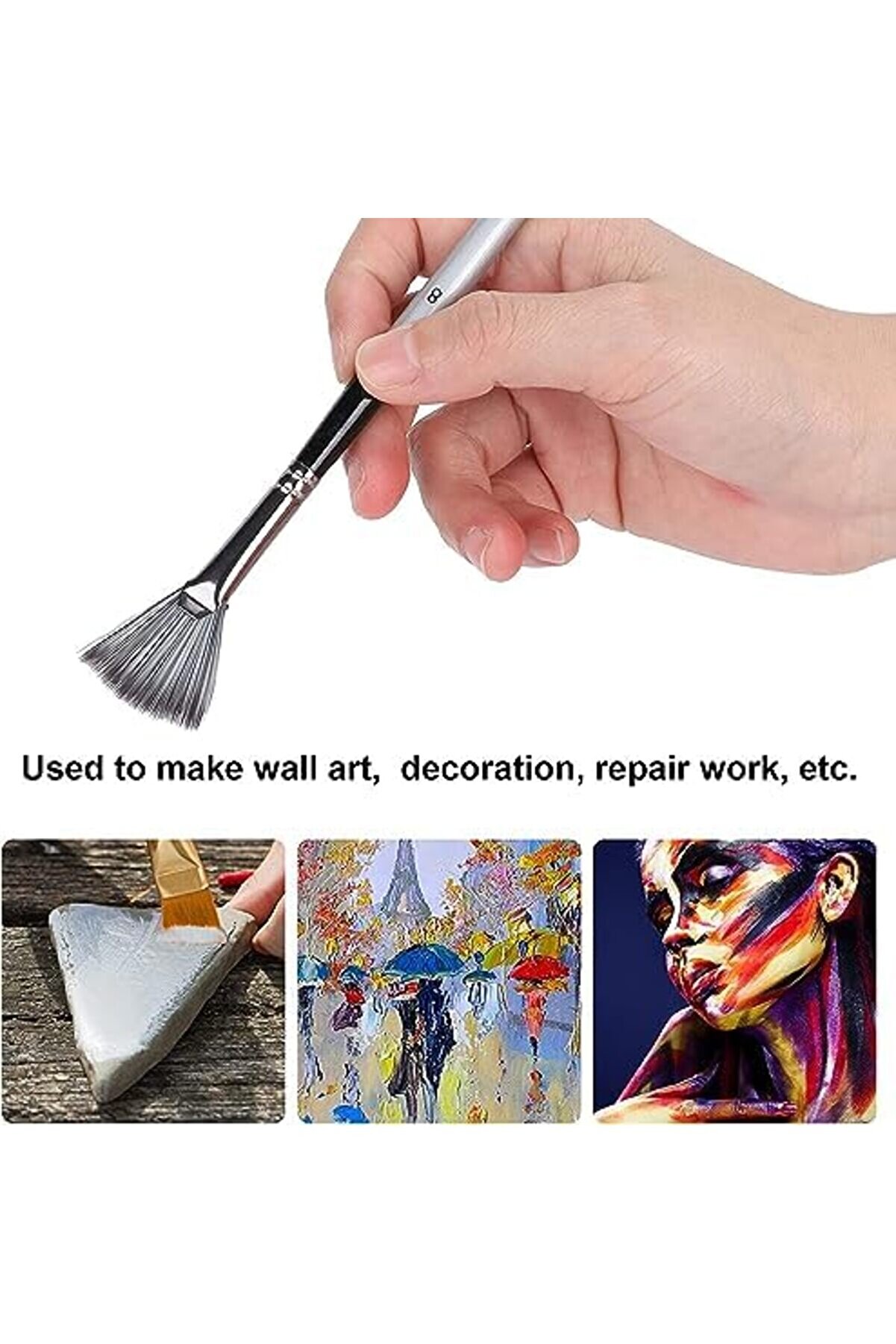 Modashi̇ne 24 Parça Si̇yah Çantalı Sanat Fırçası Seti̇ Modascope 1014773