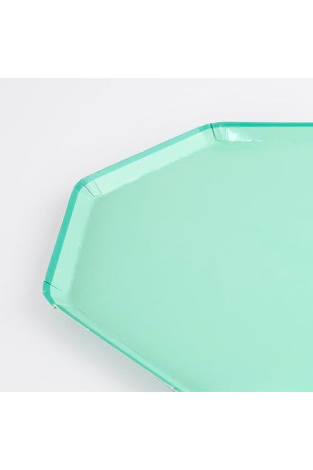 Modashi̇ne - Sea Foam Plates - Deni̇z Köpüğü Yeşi̇li̇ Tabaklar (M) (X8) Modascope 1014773