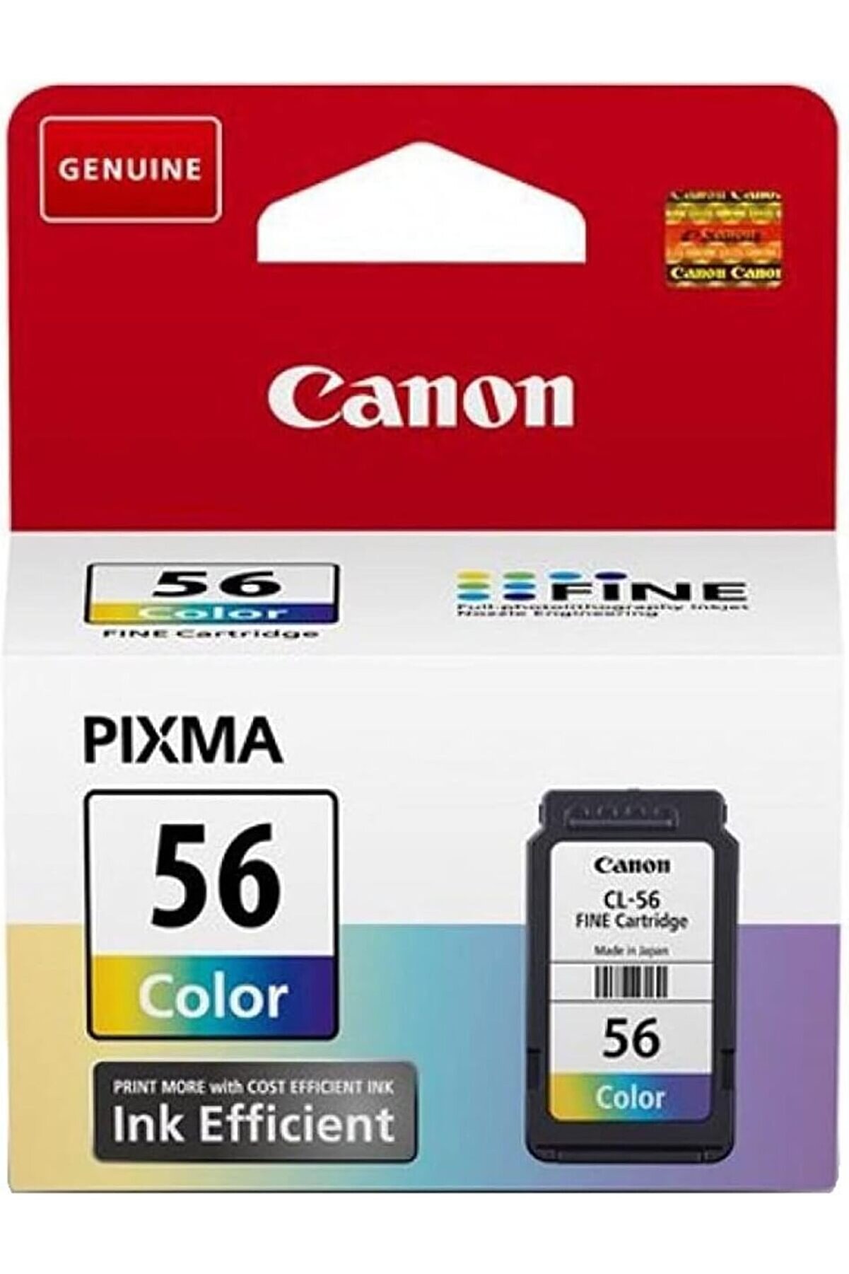 STOREMAX modashine CL-56 Orijinal Renkli Mürekkep Kartuşu, 400 Sayfa Siyah, 300 Sayfa Renkli Baskı (9064B001)