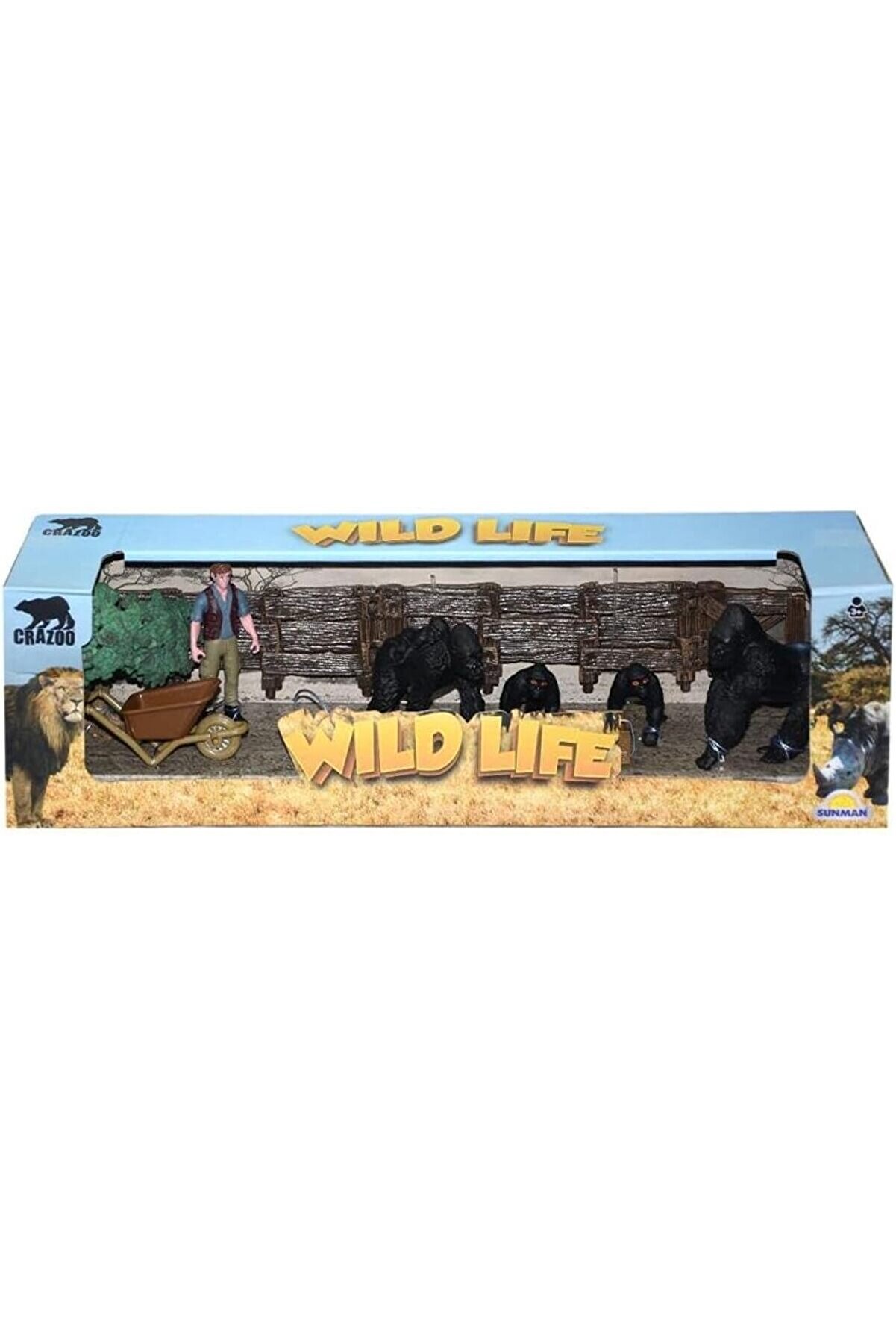 STOREMAX modashine World Vahşi Hayvanlar Oyun Seti Seri 1 modascope 1014773