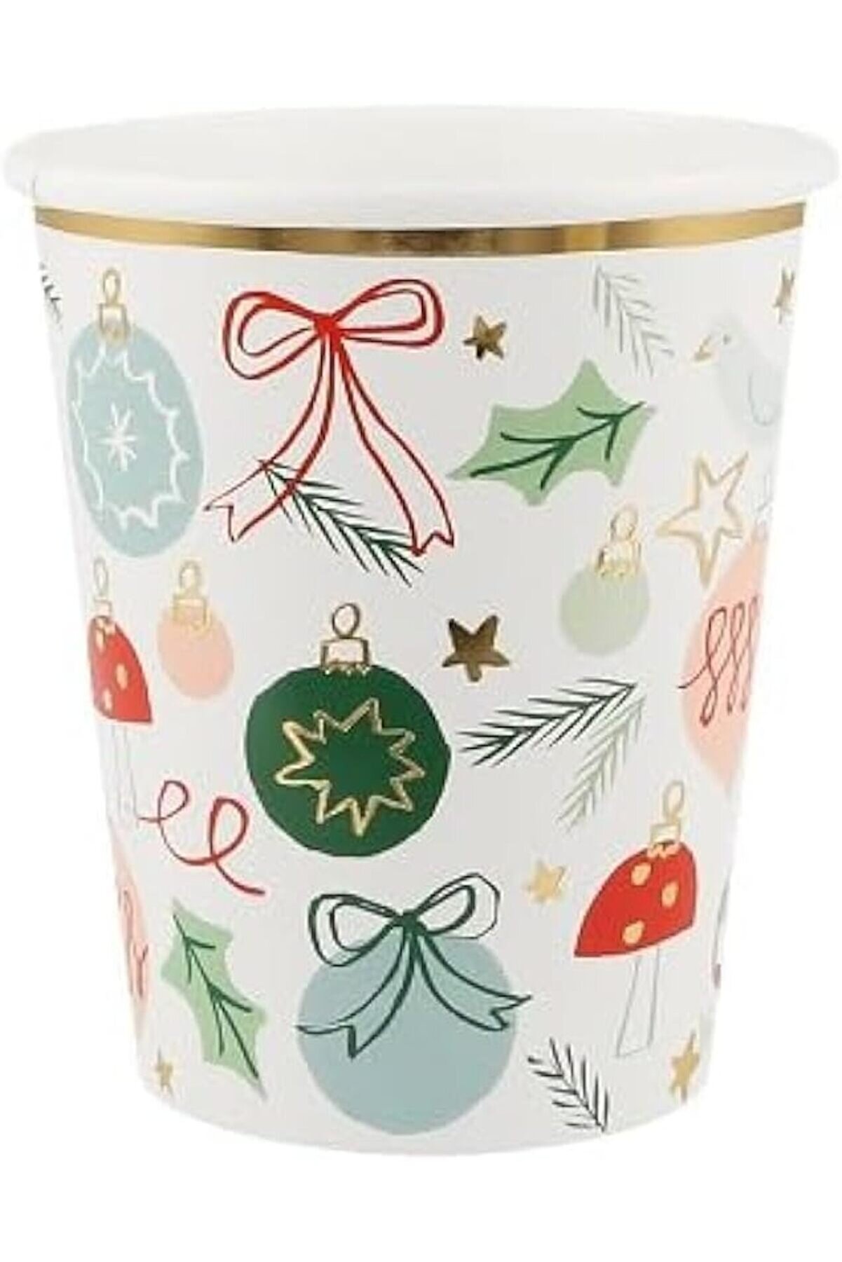STOREMAX modashine - Festive Pattern Cups - Yeni Yıl (8'li) modascope 1014773