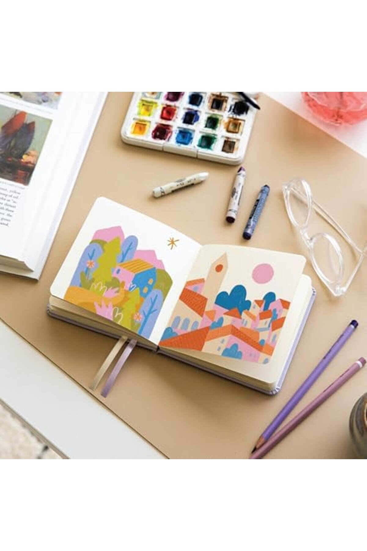 Modashi̇ne Cm Sert Kapak 80 Yaprak 140 Gr. Eski̇z Defteri̇ - Book - Li̇la Modascope 1014773