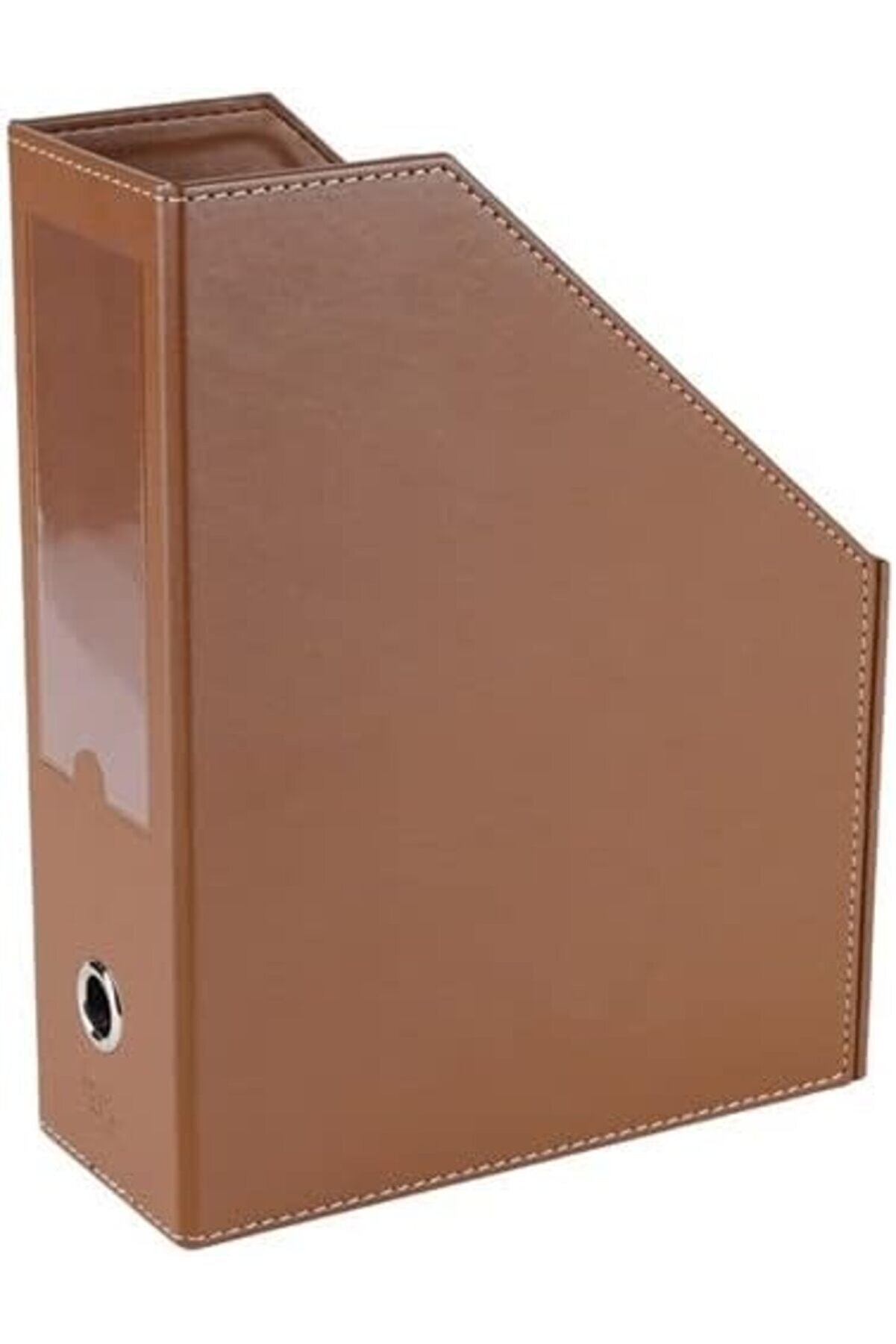 STOREMAX Magazinlik Deri Masa Üstü Evrak Düzenleyici 23 * 30 * 9 cm. Taba 1175260