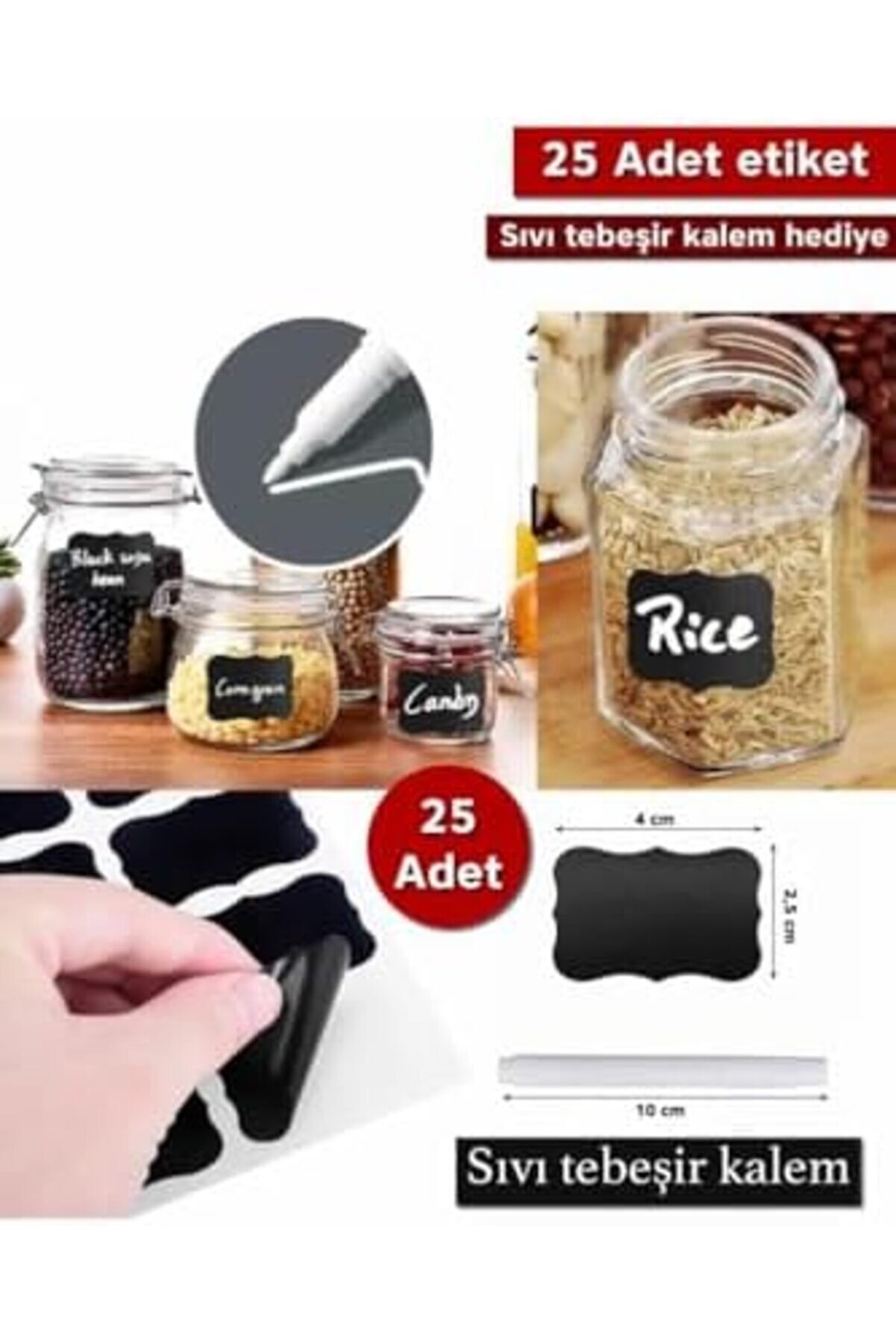 Modashi̇ne Li̇fe 25 Adet Kavanoz Eti̇keti̇ Mıt1102 Modascope 1014773